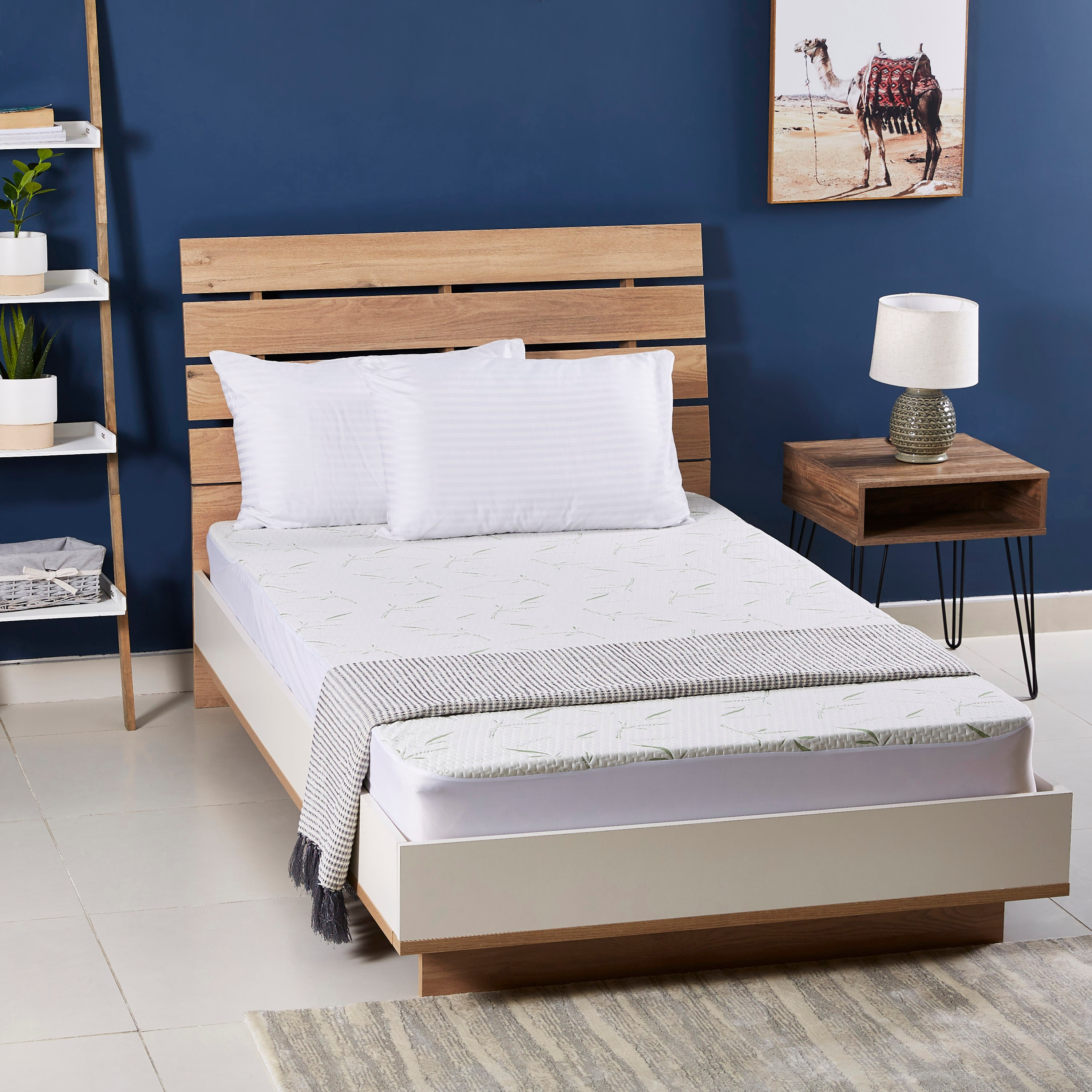 واقي مرتبة مزدوج مقاوم للماء من الخيزران - 120x200 سم-PROMO_HB_AE_B1G1_250925-image-5
