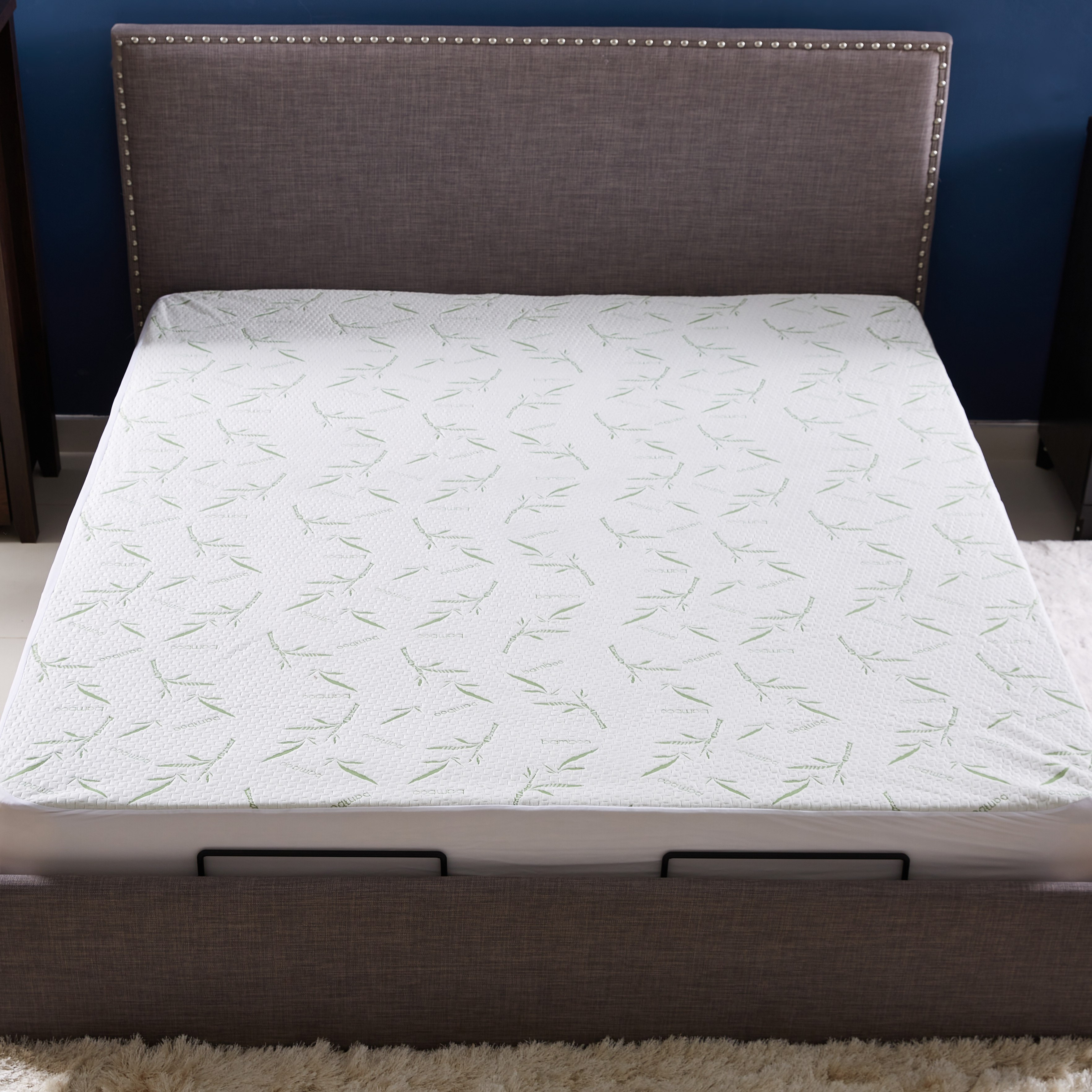 Bamboo Waterproof King Size Mattress Protector - 180x200 cm-hbxhomeware-hbxdecorandfurnishings-image-2