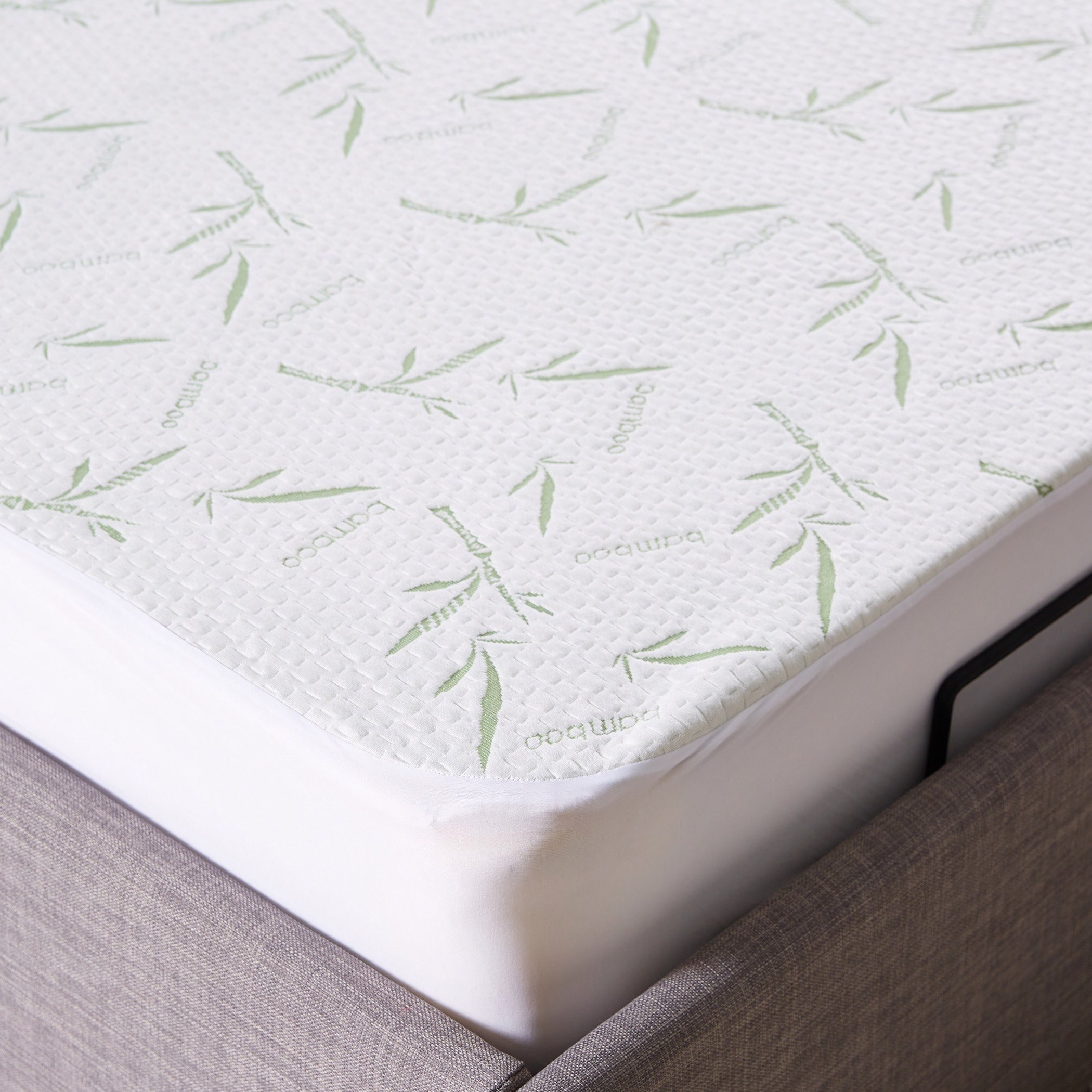 Bamboo Waterproof King Size Mattress Protector - 180x200 cm-hbxhomeware-hbxdecorandfurnishings-image-3