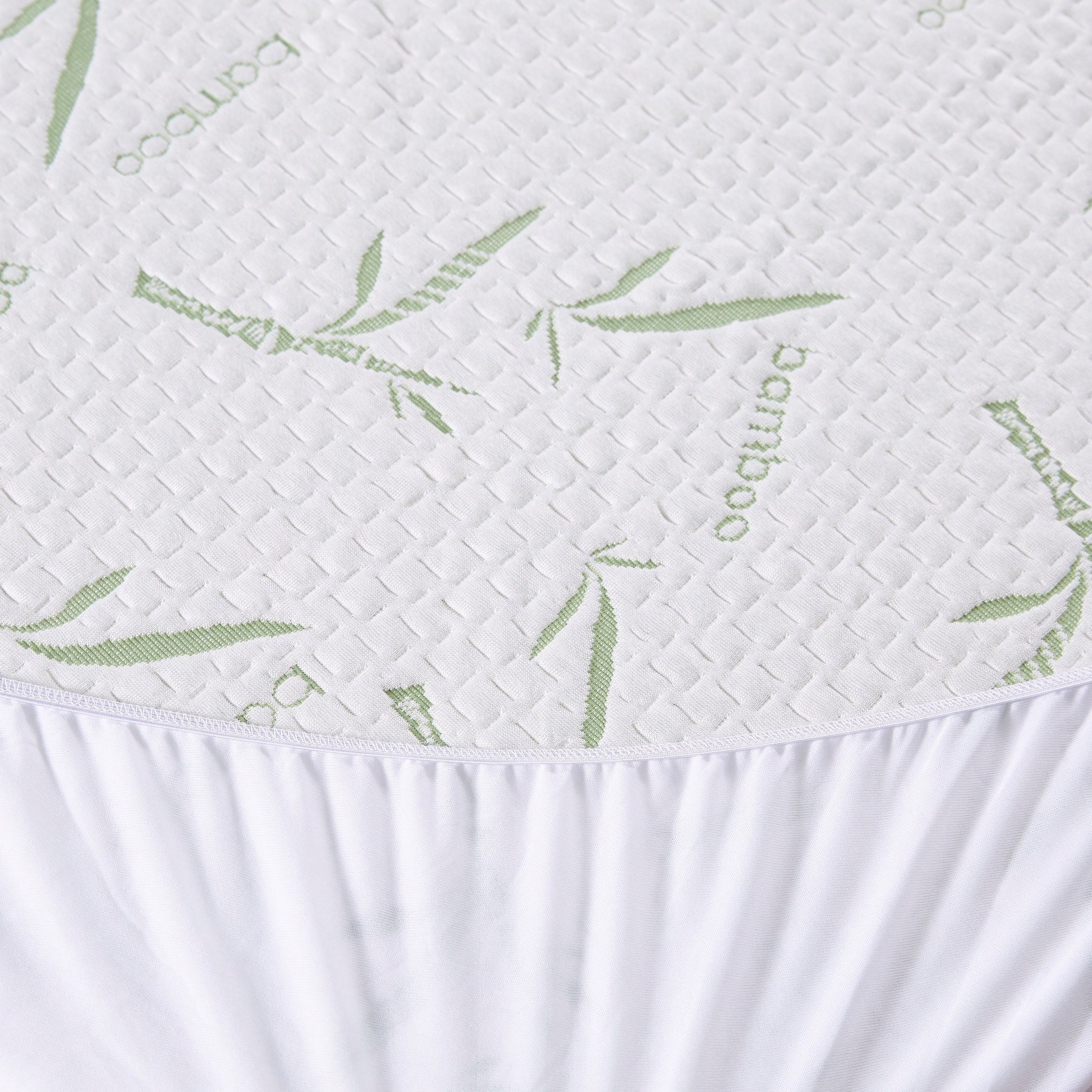 Bamboo Waterproof King Size Mattress Protector - 180x200 cm-hbxhomeware-hbxdecorandfurnishings-image-5