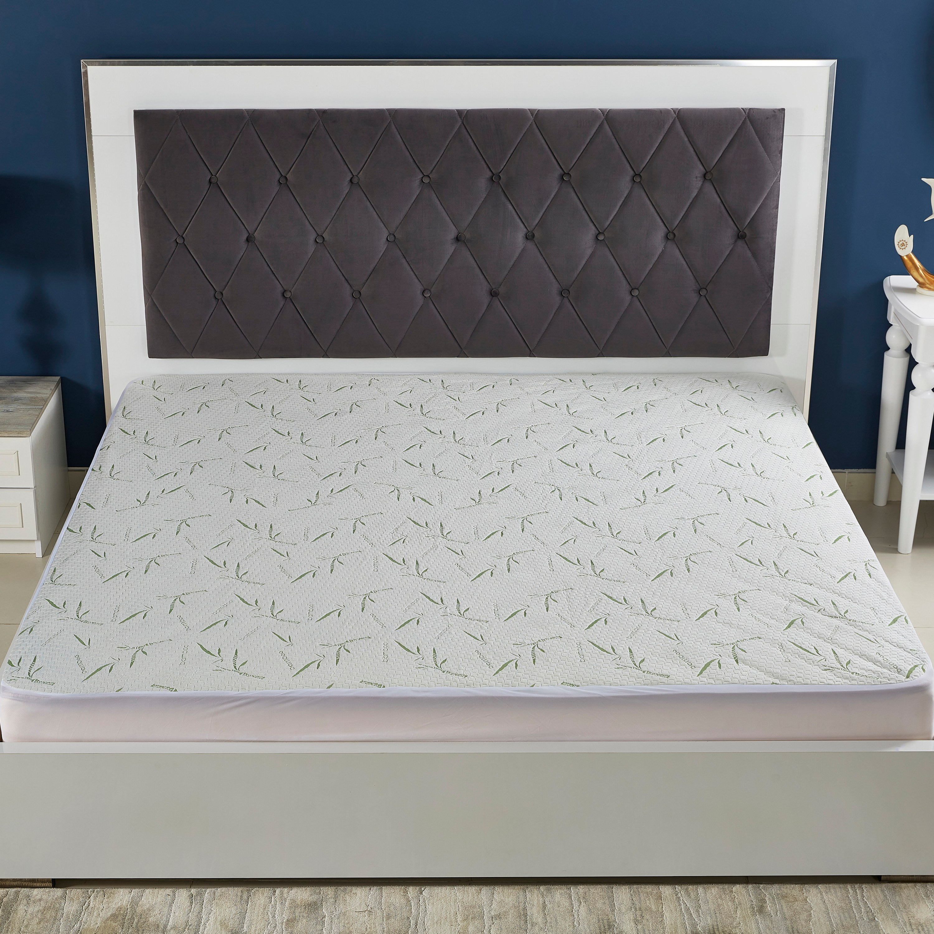 Bamboo Waterproof Super King Size Mattress Protector - 200x200 cm-PROMO_HB_AE_B1G1_250925-image-2