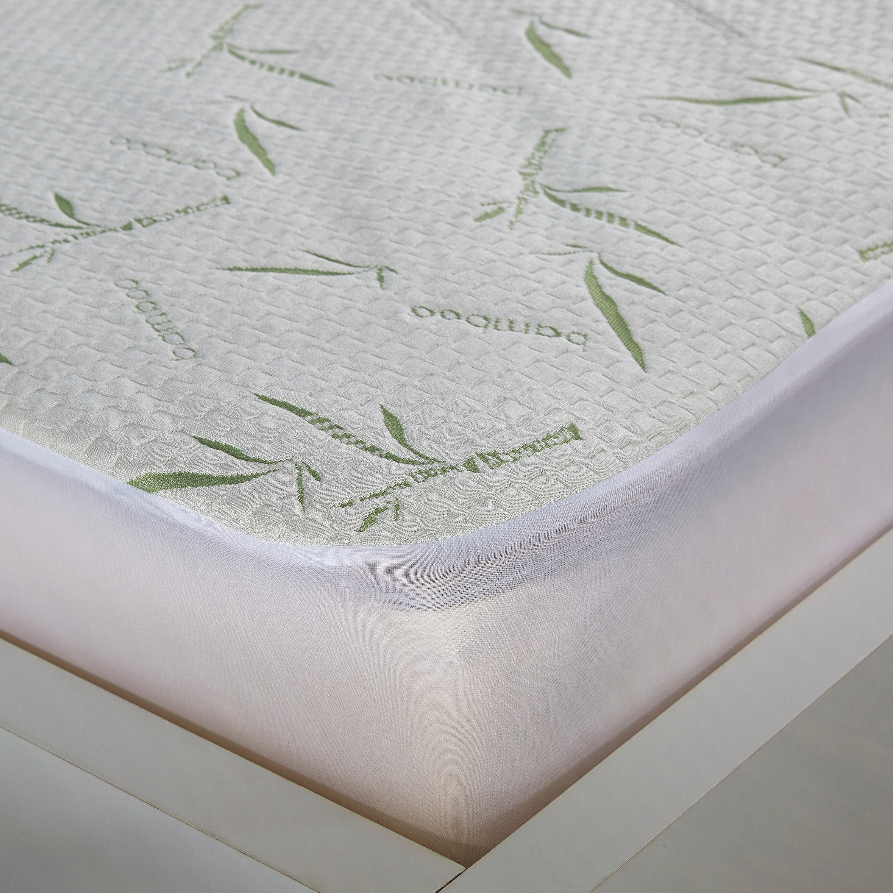 Bamboo Waterproof Super King Size Mattress Protector - 200x200 cm-PROMO_HB_AE_B1G1_250925-image-3