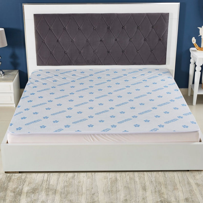 Cooling Gel Waterproof Super King Mattress Protector - 200x200 cm-Protectors and Toppers-image-1