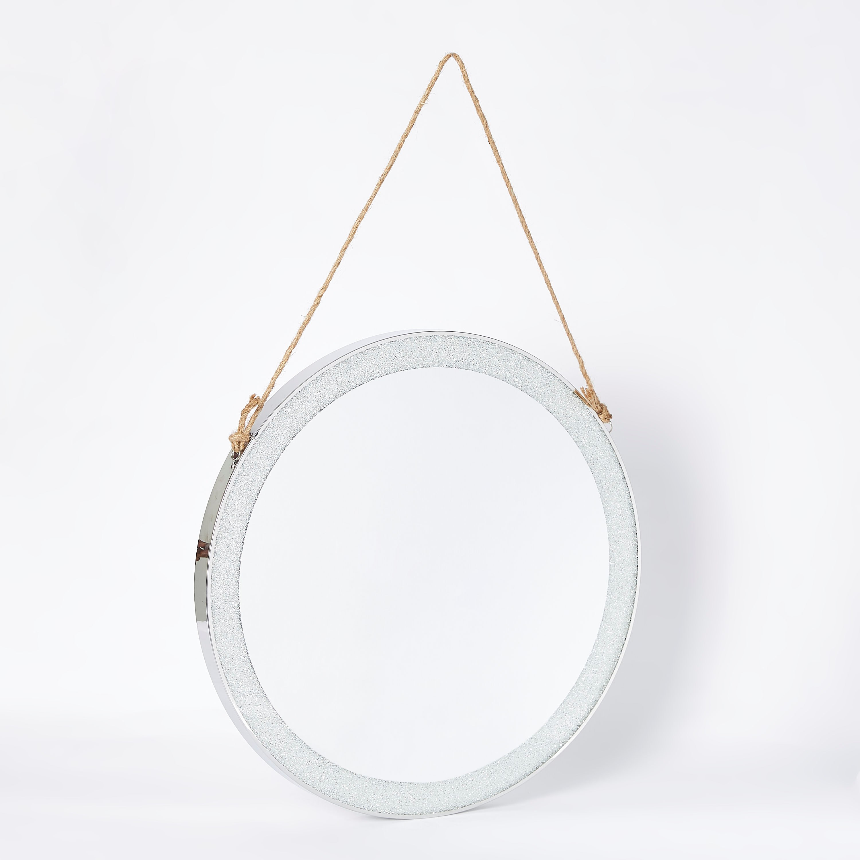 Crystal Embedded Border Circular Mirror - 50 cm-PROMO_HB_AE_B1G1_250925-image-5