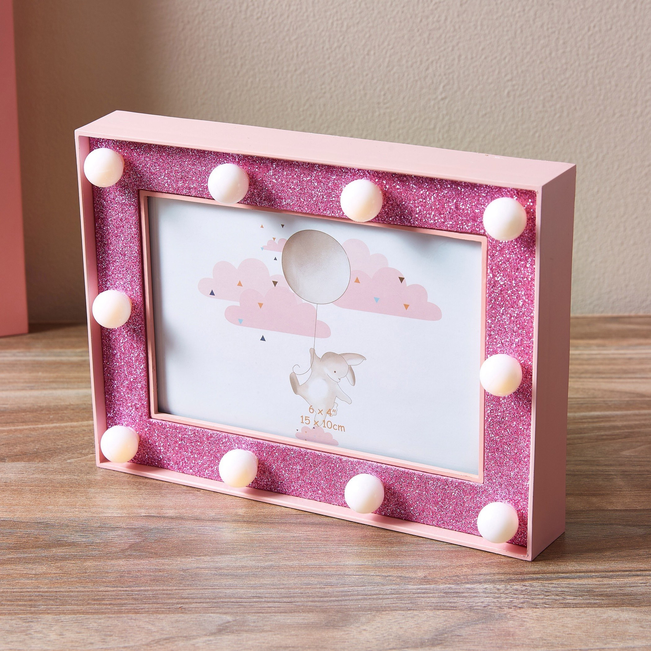 برواز صور مزيّن بـ10 أضواء إل إي دي من أي أي آر أو - 15x10 سم-hbxhomeware-hbxkidsandyouth-image-2