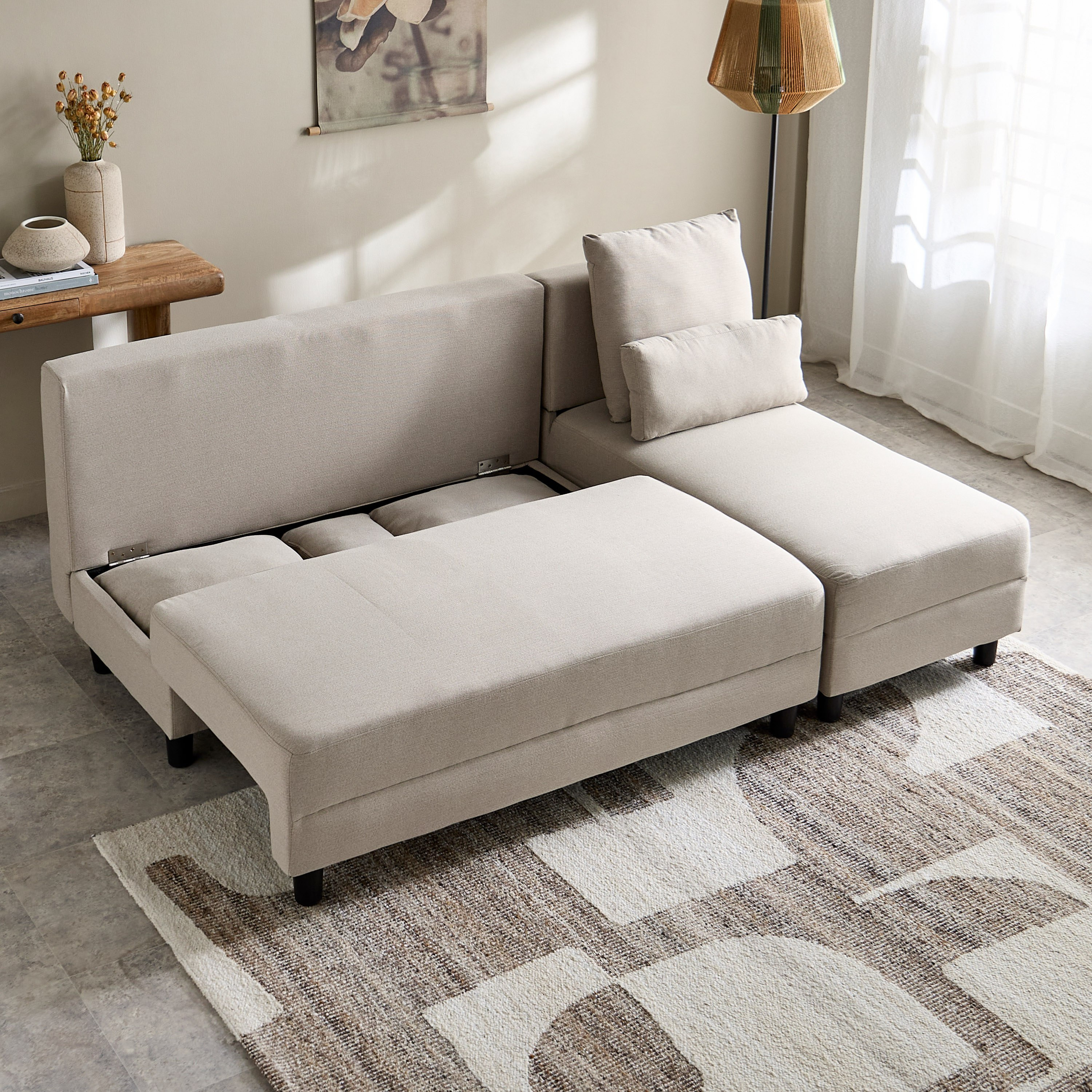 كنبة سرير ركنية قماش قابلة للعكس 3 مقاعد - ألبيرتا-hbxlivingroom-sofasandarmchairs-sofas-image-3