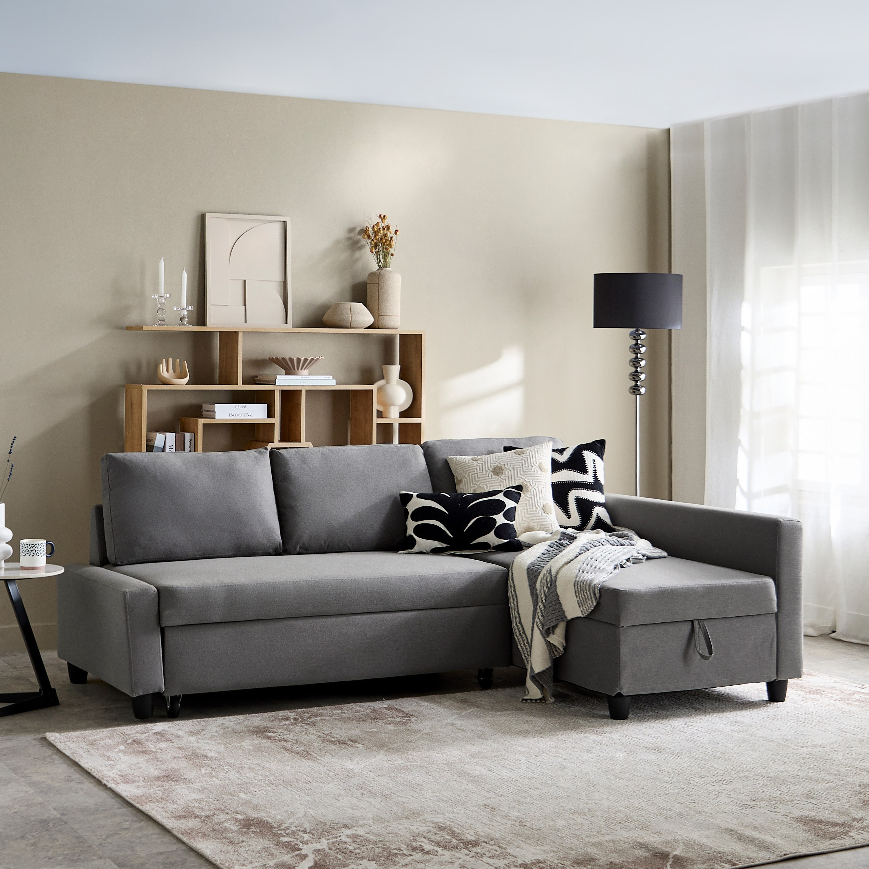 Spacer 3-Seater Left Right Fabric Corner Sofa Bed with Storage-hbxfurniture-livingroom-sofasandsofasets-image-14