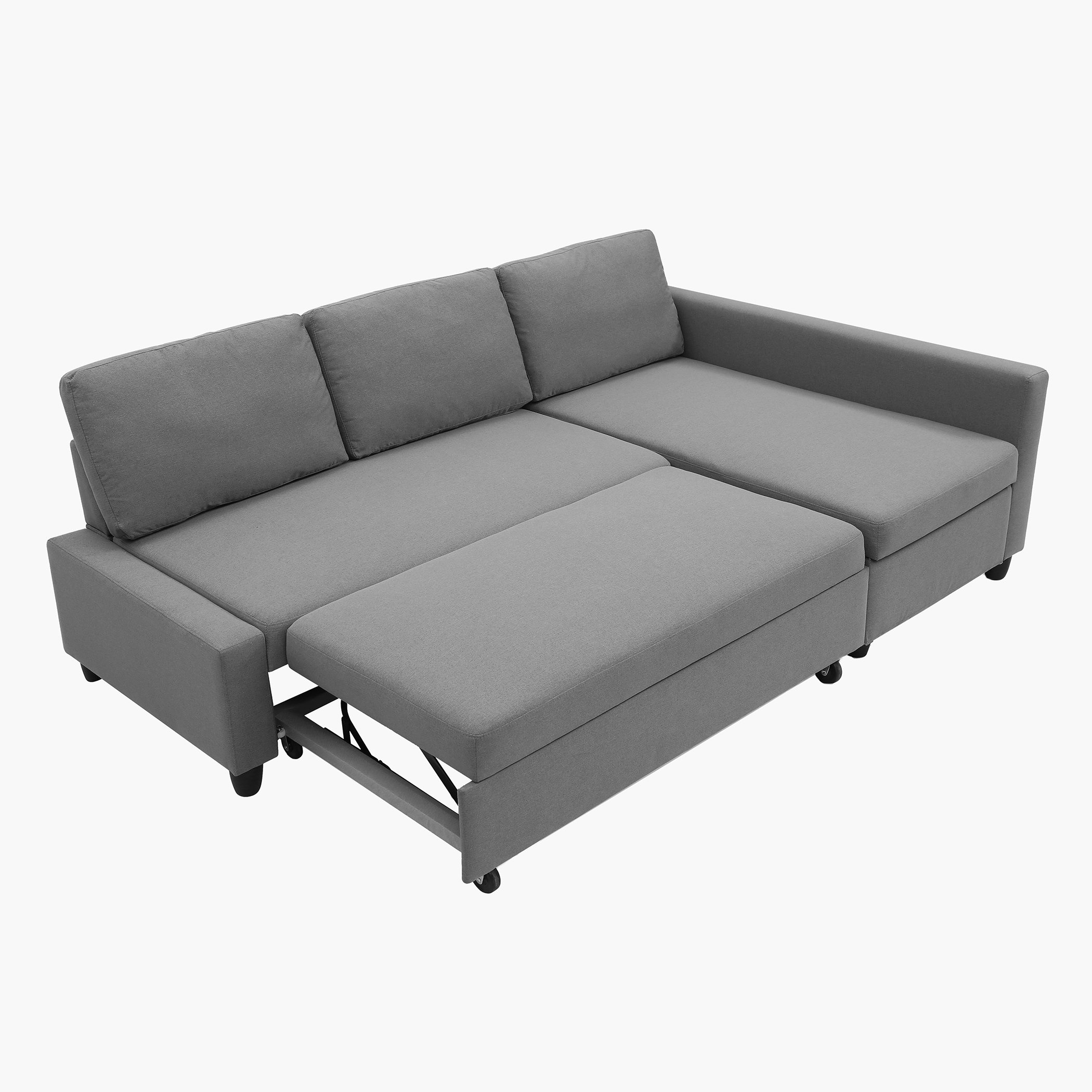 Couch with online storage space