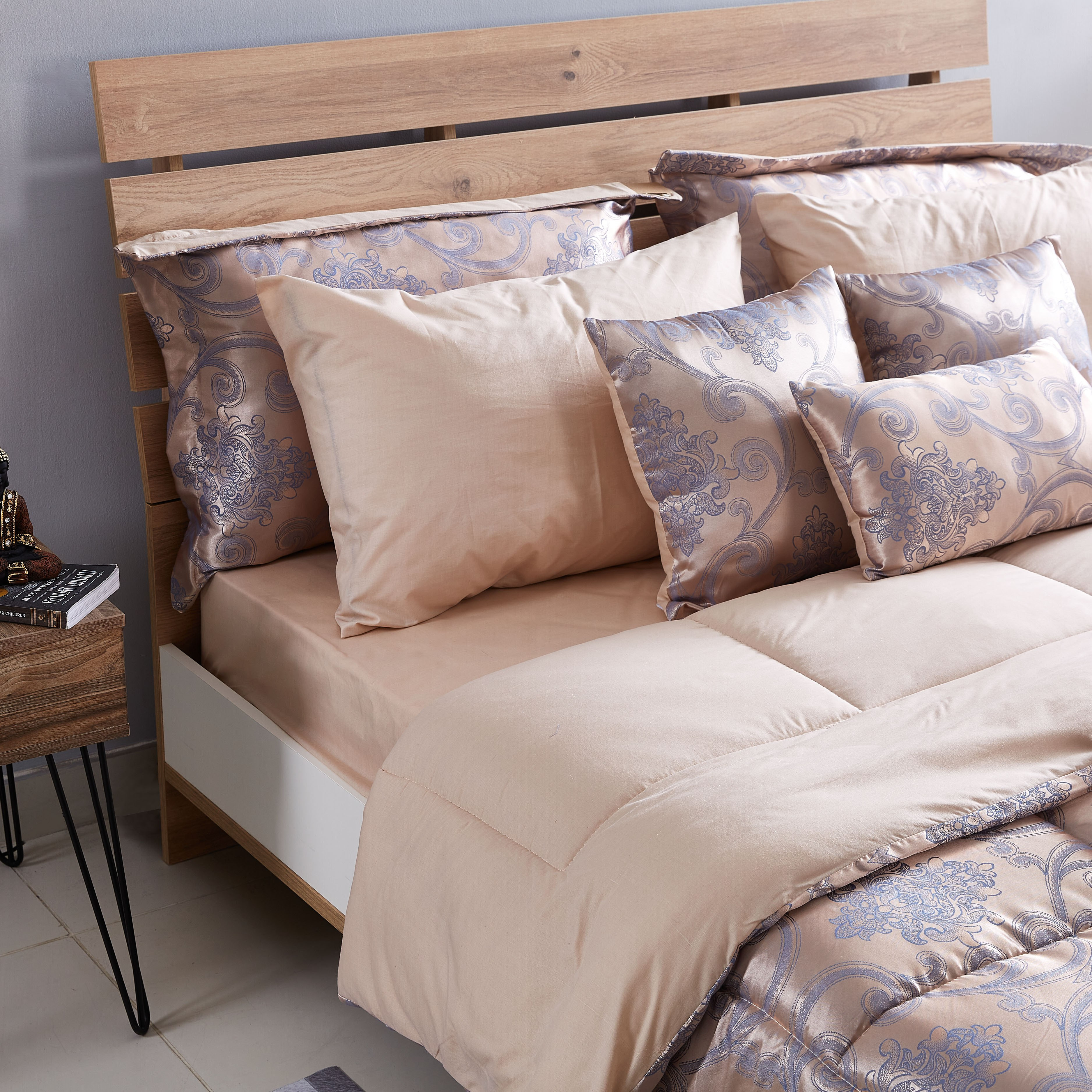 طقم لحاف سوبر كينج جاكار 12 قطعة من أوبولانس - 260x240 سم-hbxhomeware-hbxdecorandfurnishings-image-4