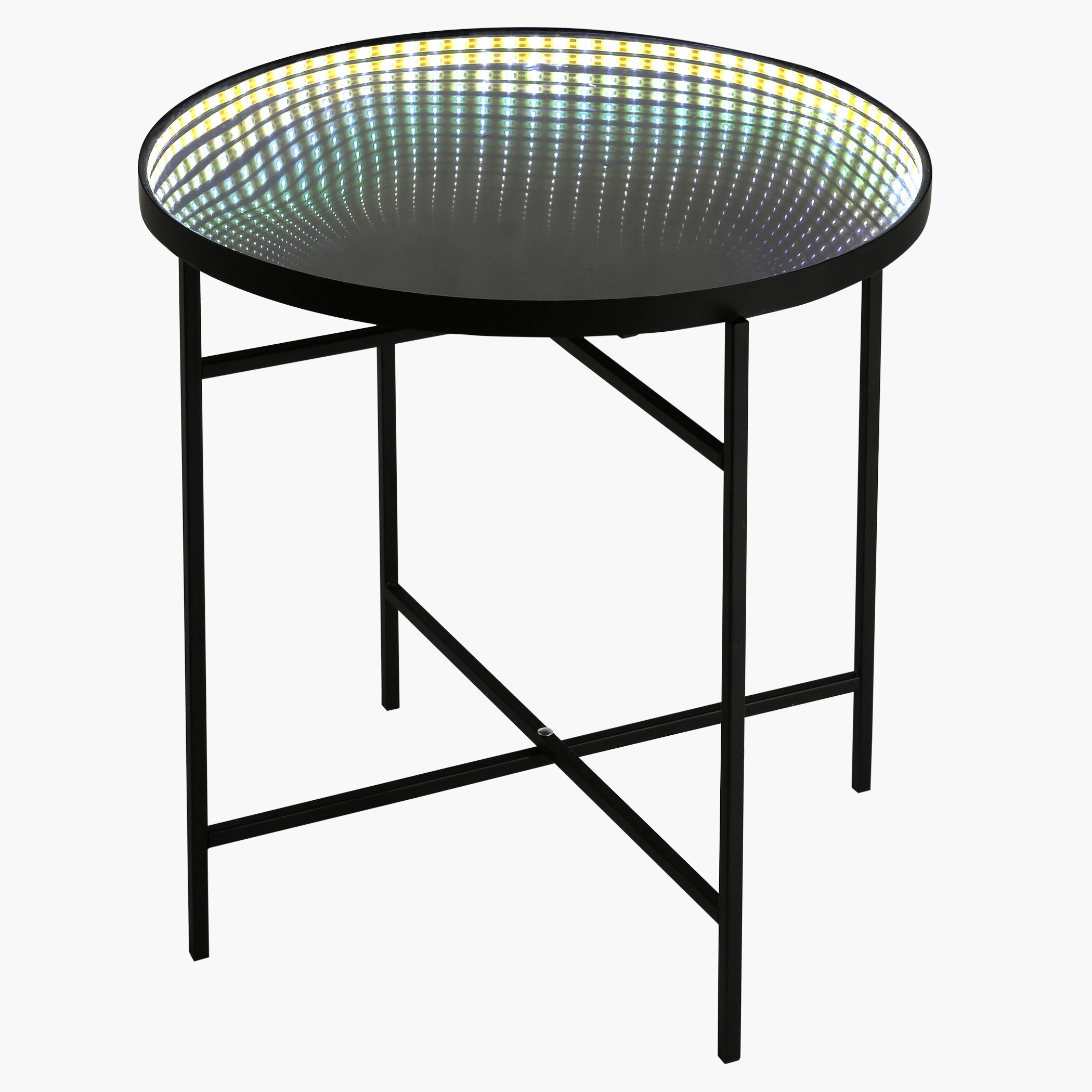 Infinity Round LED End Table-hbxfurniture-livingroom-endtables-image-1