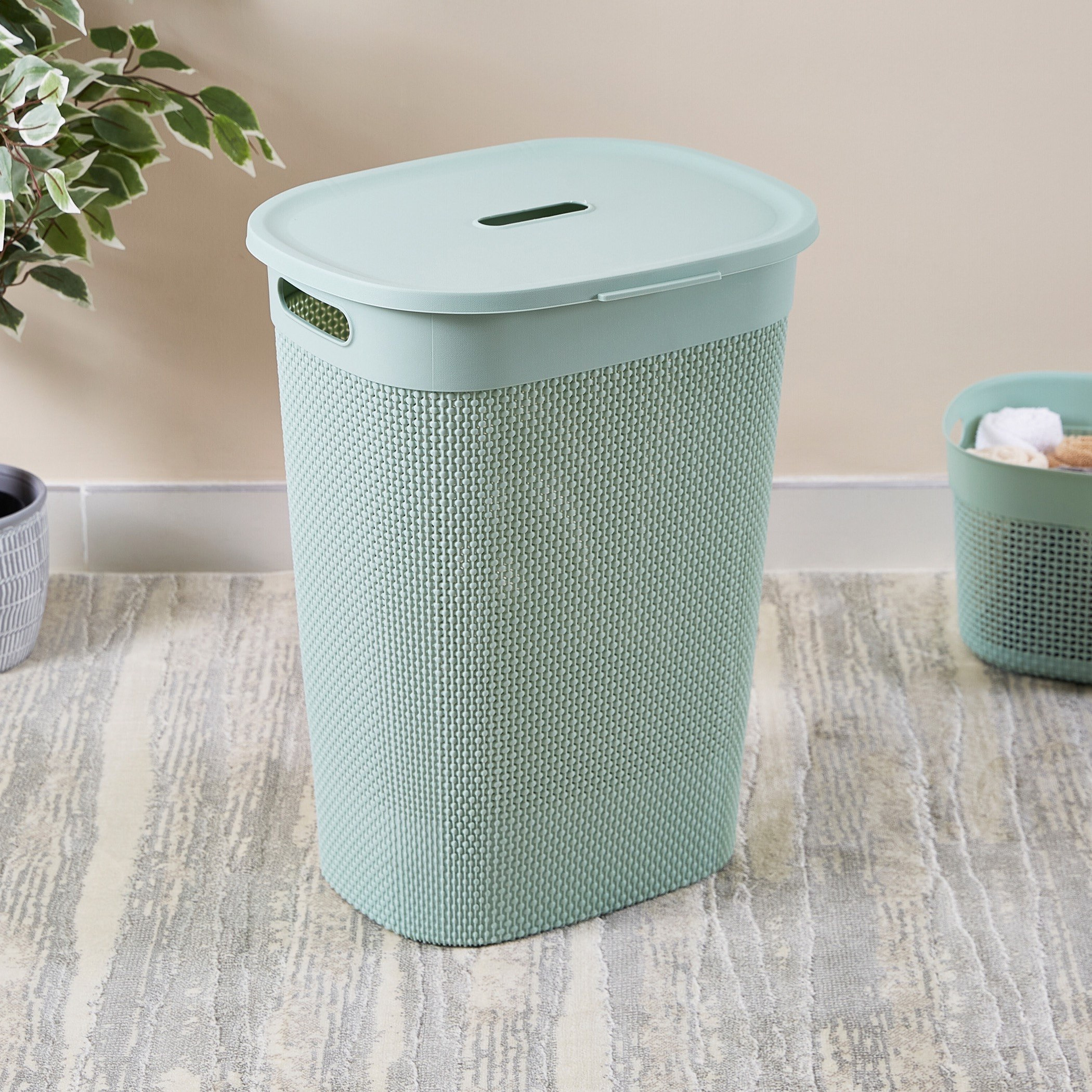 سلّة غسيل من نيت - 55 لتر-hbxbathroom-bathroomstorage-laundryhampers-image-1