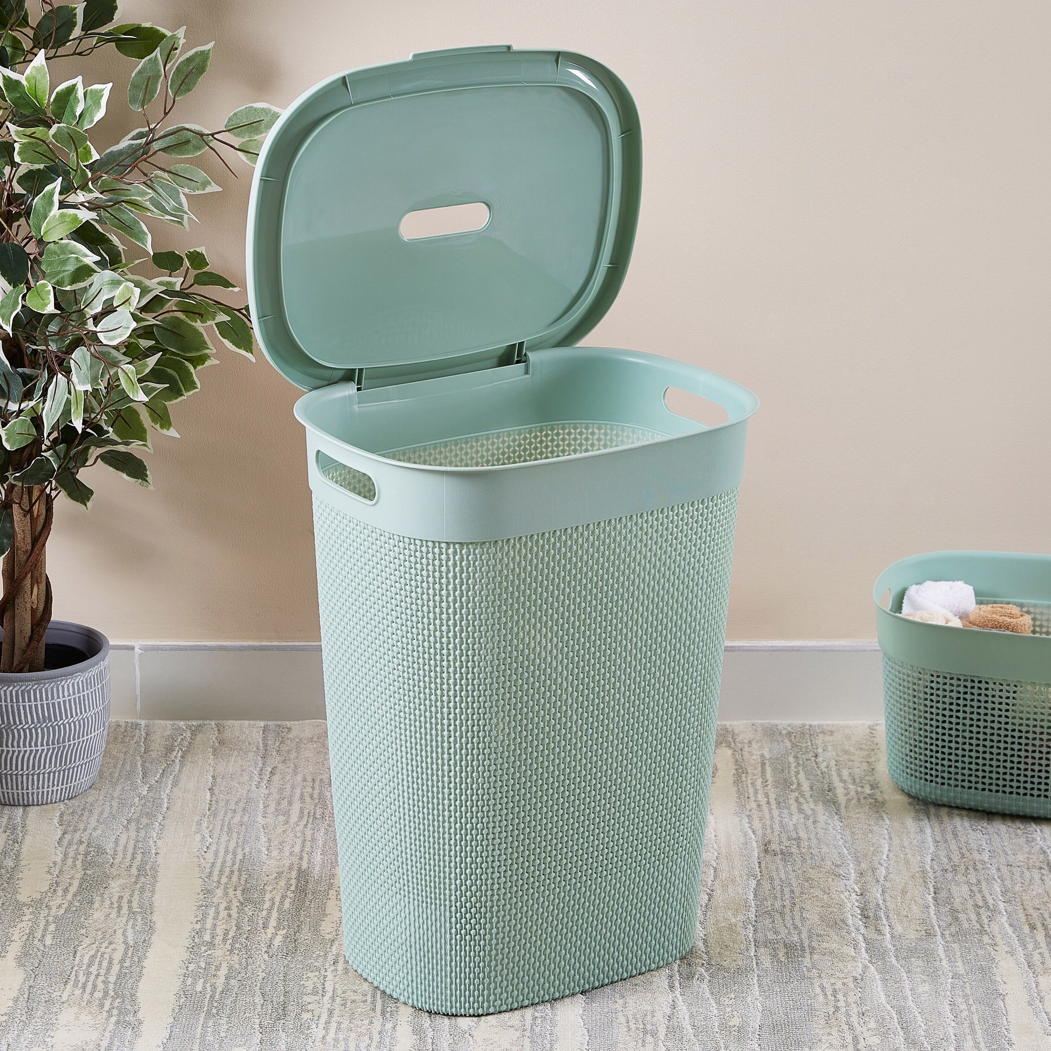 سلّة غسيل من نيت - 55 لتر-hbxbathroom-bathroomstorage-laundryhampers-image-2