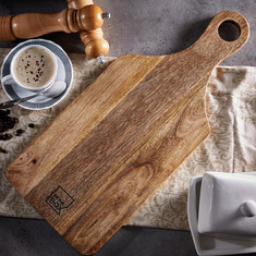 Natural Wood Chopping Board - 52x22 cms