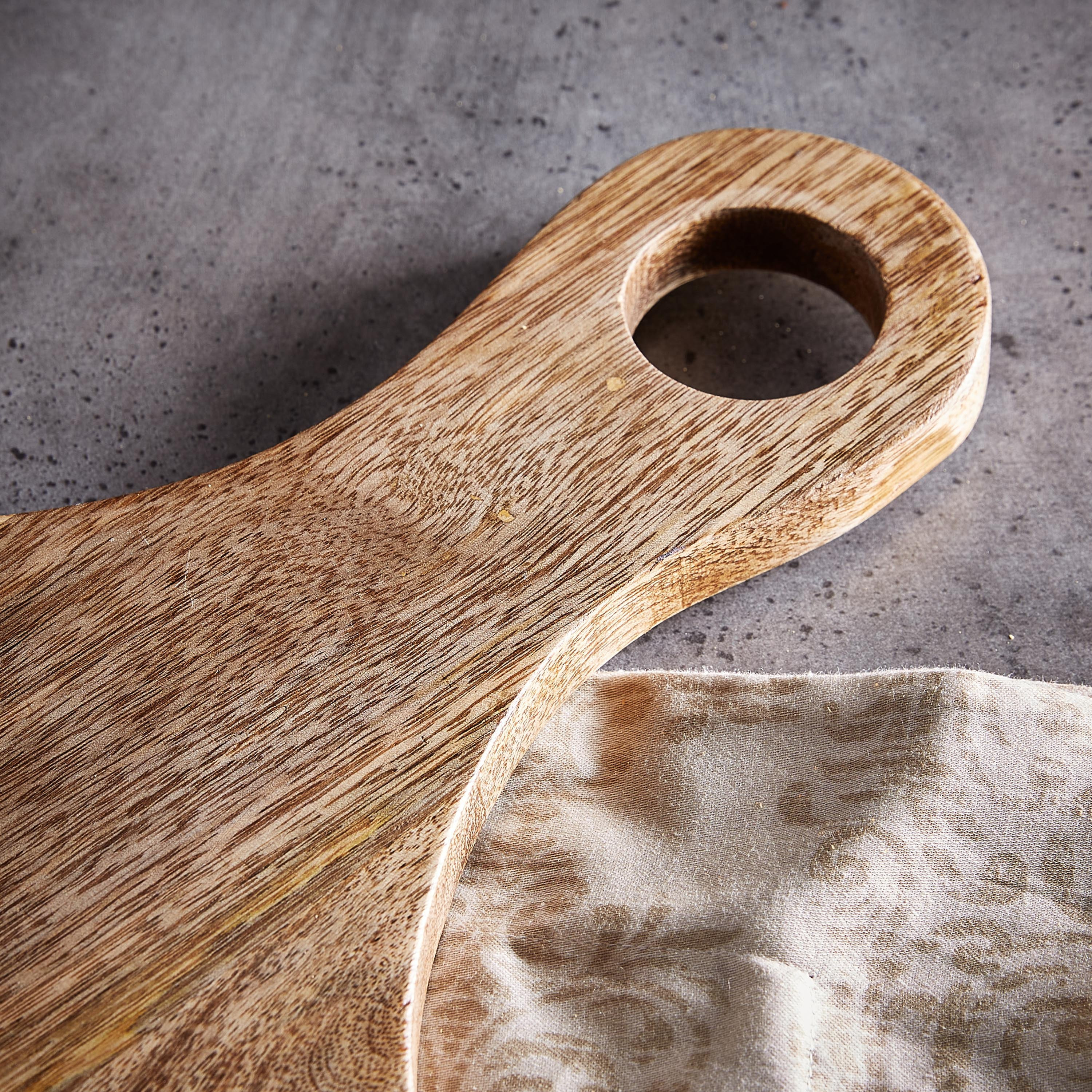 Natural Wood Chopping Board - 52x22 cm-hbxkitchen-kitchenware-choppingboards-image-2
