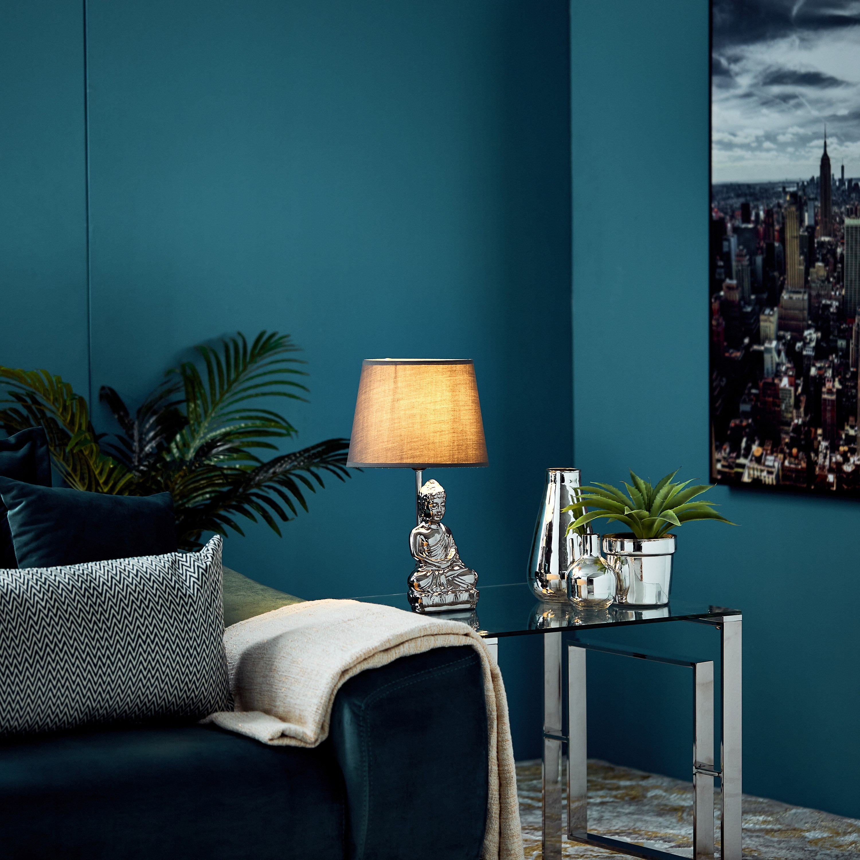 مصباح طاولة سيراميك بتصميم بوذا - 44 سم-hbxlivingroom-lighting-tablelamps-image-4
