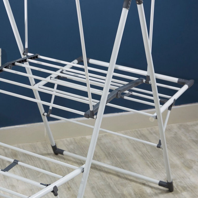 Butterfly 2-Tier Clothes Dryer - 154x62x99 cm-Clothes Drying Racks-image-4