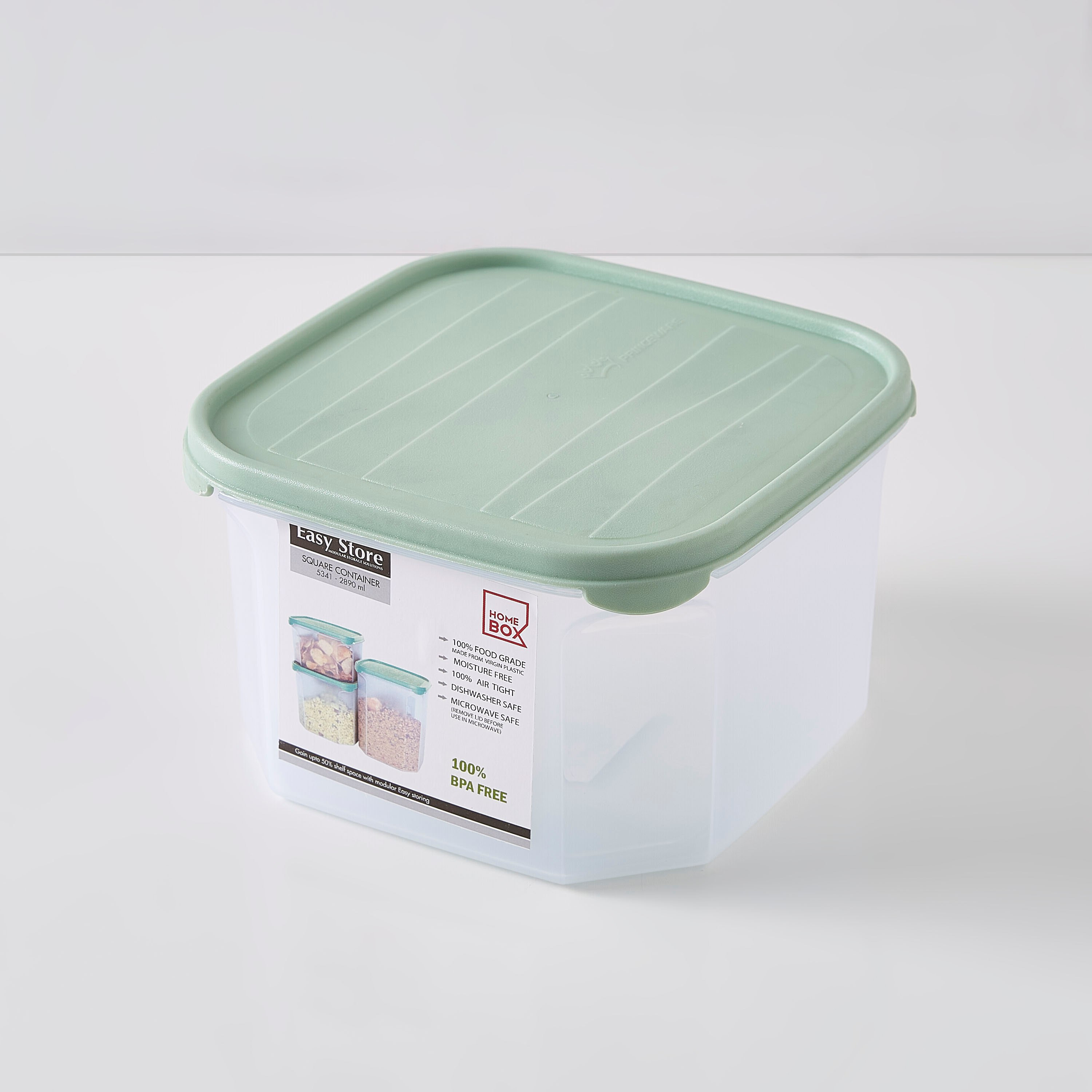 حاوية مربّعة من إيزي ستور- 2.9 لتر-hbxhomeware-hbxkitchen-image-5