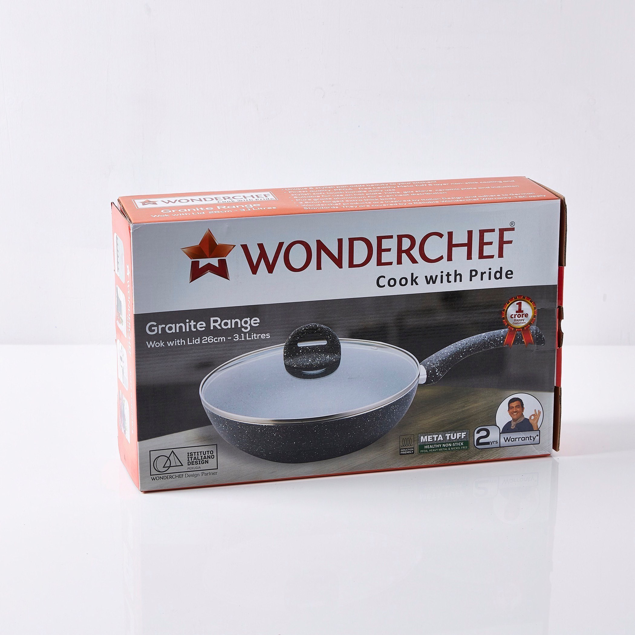 مقلاة جرانيت بغطاء من واندرشيف - 26 سم-hbxkitchen-kitchenware-foodpreparation-image-5