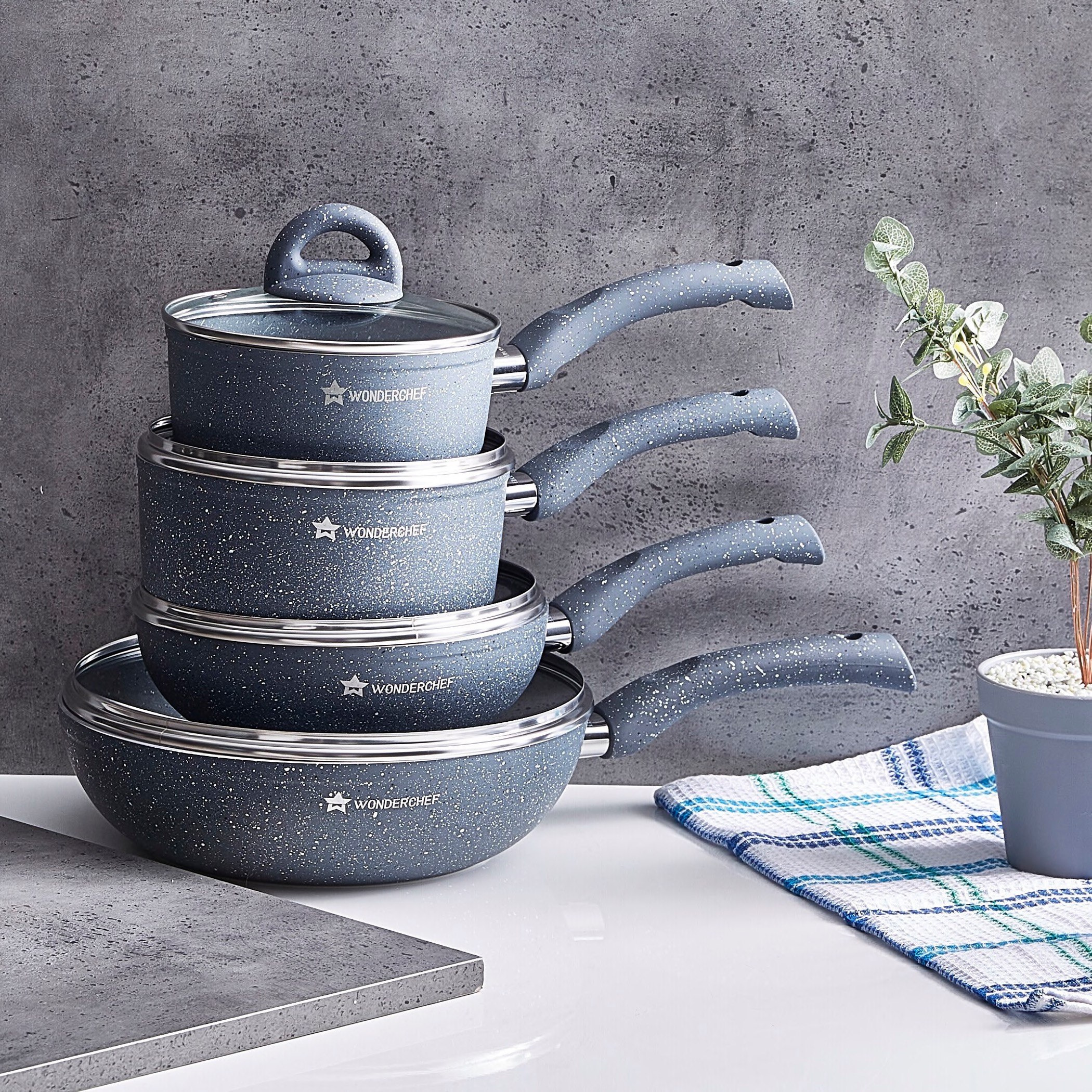 وعاء صلصة جرانيت بغطاء من واندرشيف  - 18 سم-hbxkitchen-kitchenware-foodpreparation-image-4