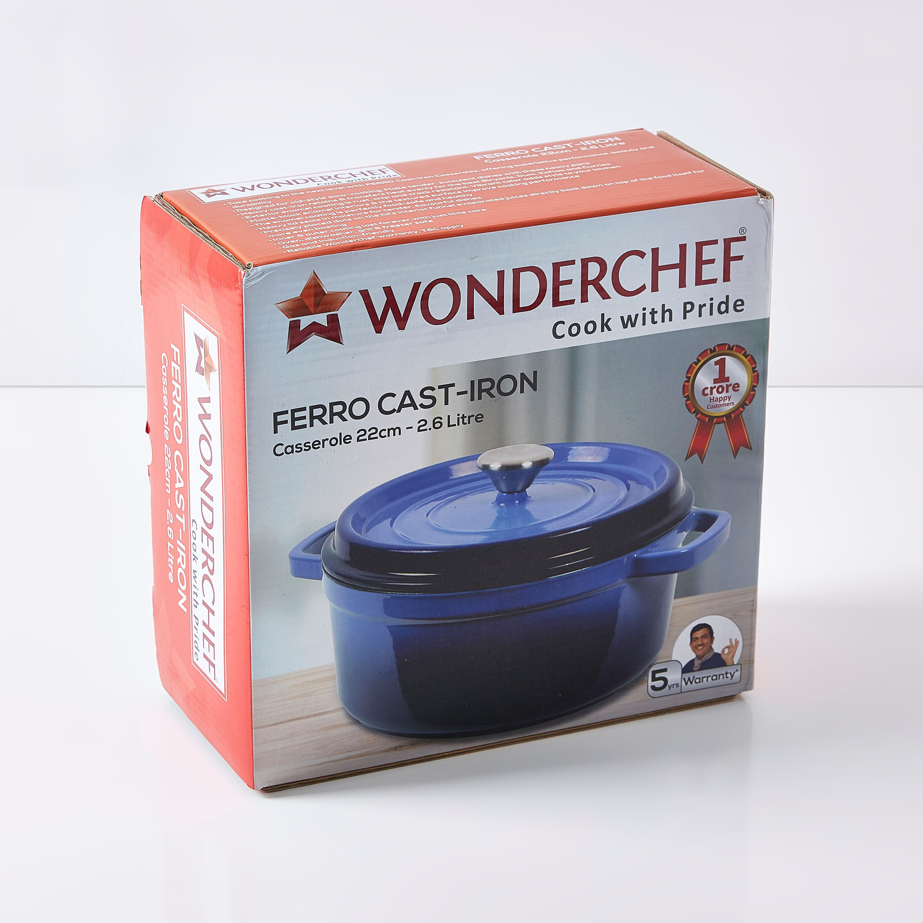 كاسرولة كاست إيرون من وندرشيف فيرو - 22 سم-hbxkitchen-kitchenware-foodpreparation-image-5
