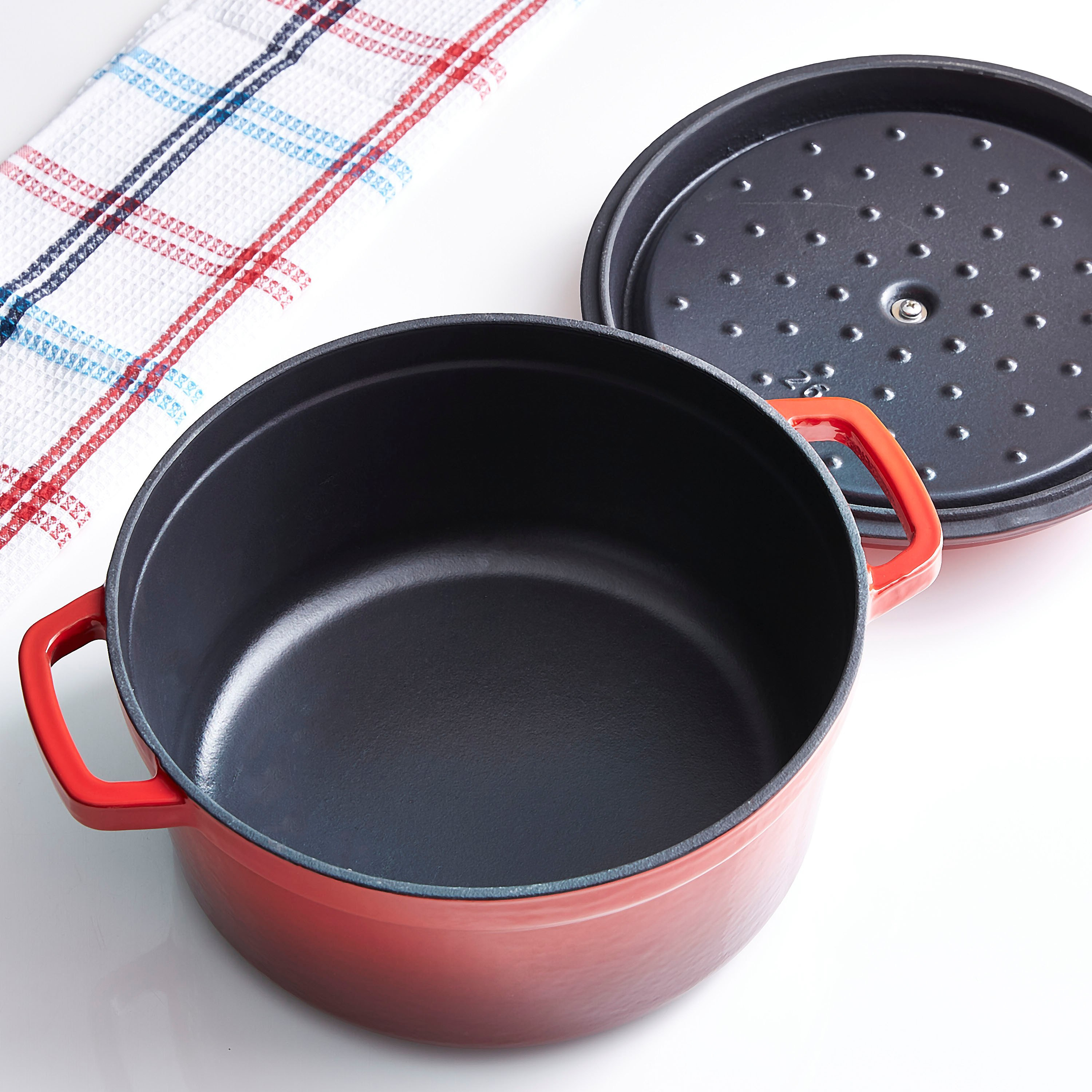 Wonderchef Ferro Cast-Iron Casserole - 24 cm-hbxkitchen-kitchenware-foodpreparation-image-3