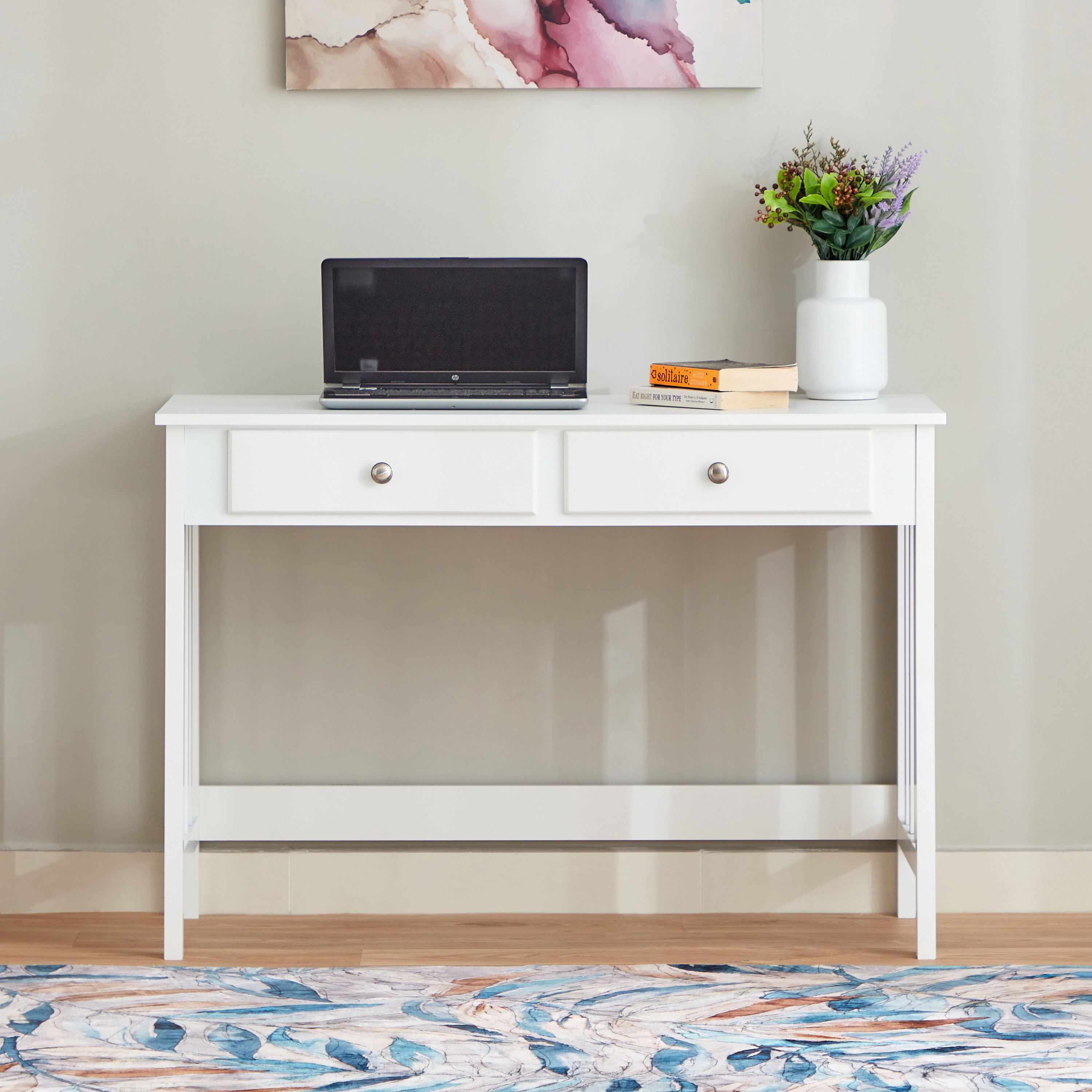 Halmstad Study Desk with 2-Drawers-hbxfurniture-office-desks-image-2