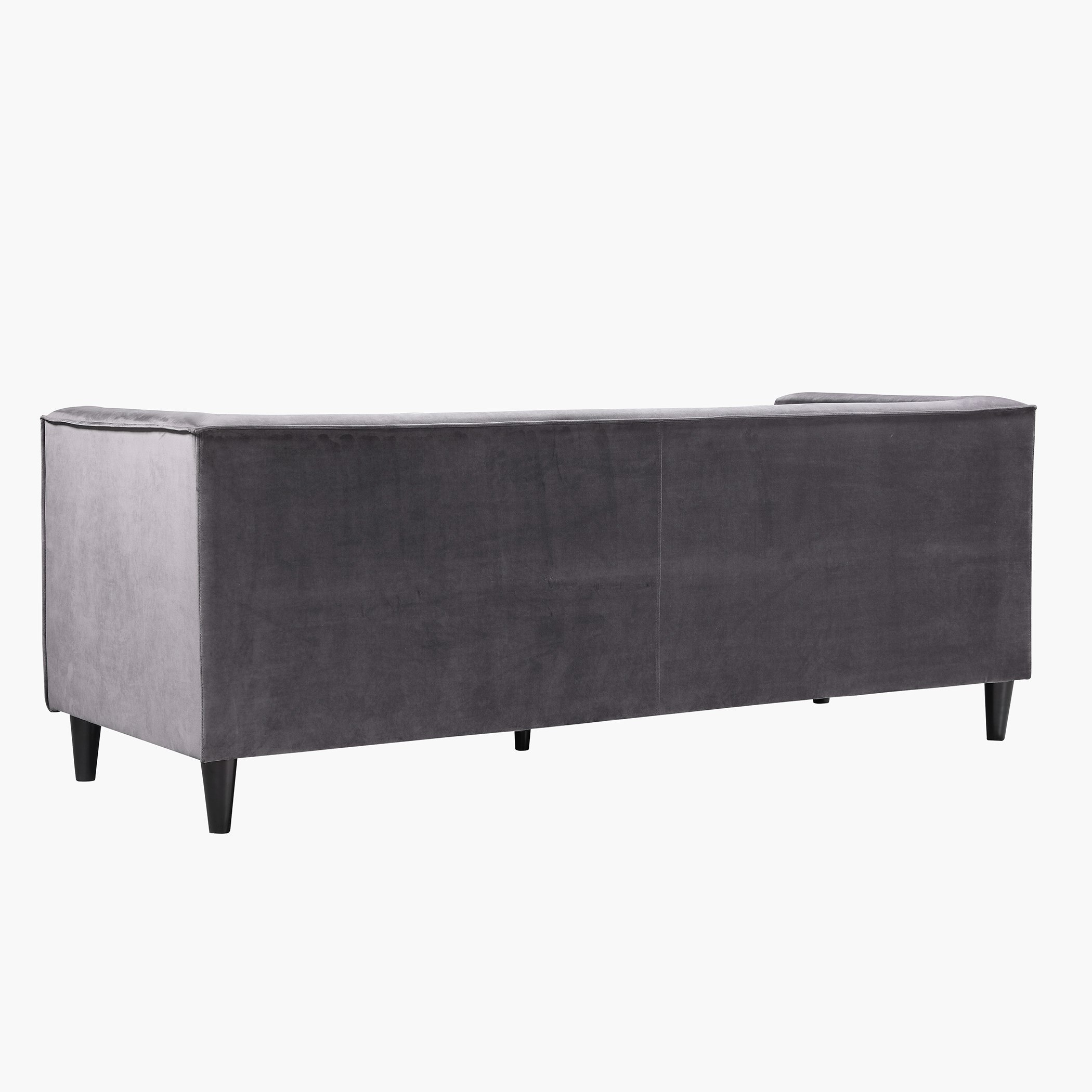 كنبة مخمليّة 3 مقاعد مع 2 وسادة داعمة من شينا-hbxlivingroom-sofasandarmchairs-sofas-image-4