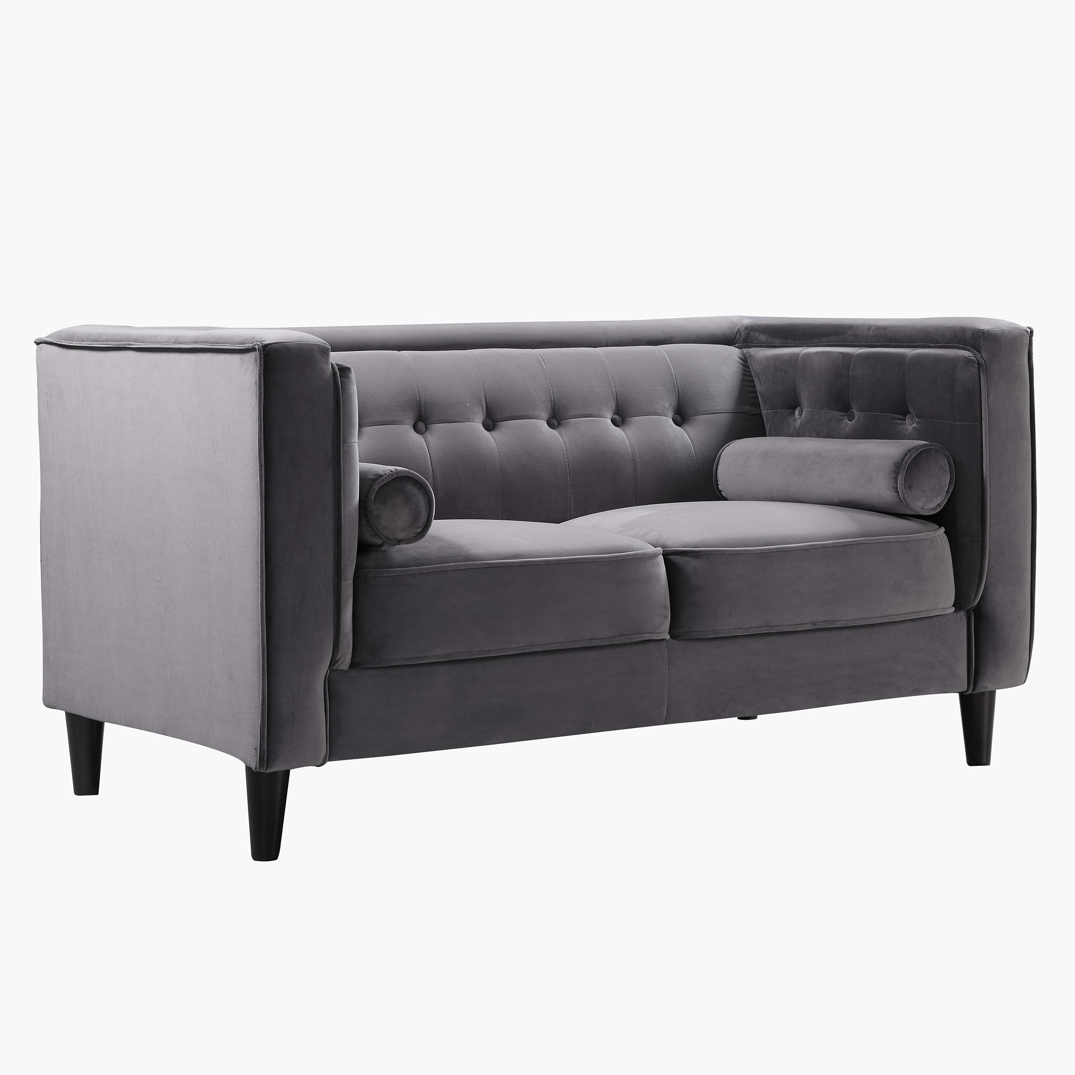 كنبة مخمليّة مقعدين مع 2 وسادة داعمة من شينا-hbxlivingroom-sofasandarmchairs-sofas-image-3