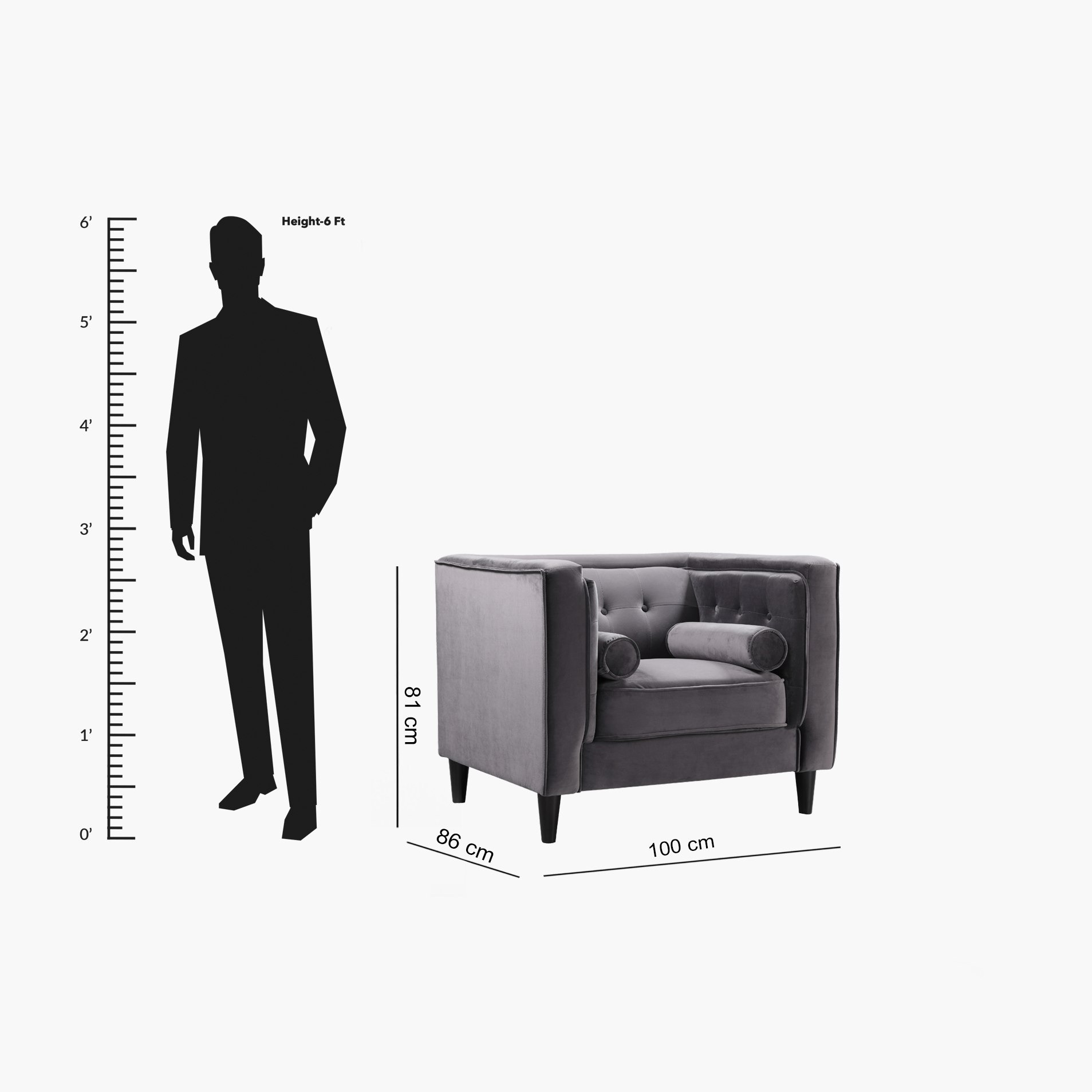 كنبة مخمليّة مقعد واحد مع 2 وسائد داعمة من شينا-hbxlivingroom-sofasandarmchairs-sofas-image-8