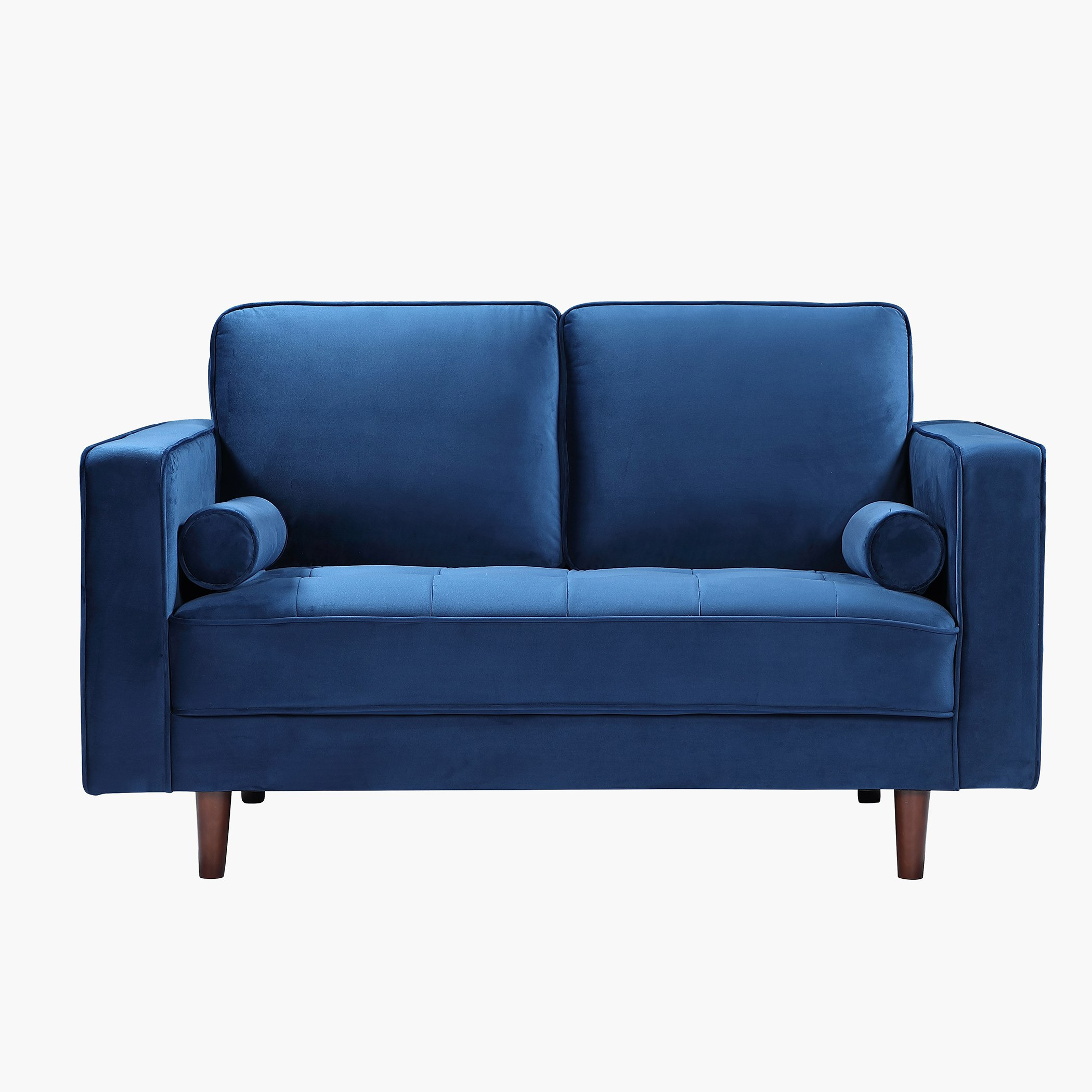 كنبة مخمليّة مقعدين مع 2 وسادة داعمة من ليندا-hbxlivingroom-sofasandarmchairs-sofas-image-2