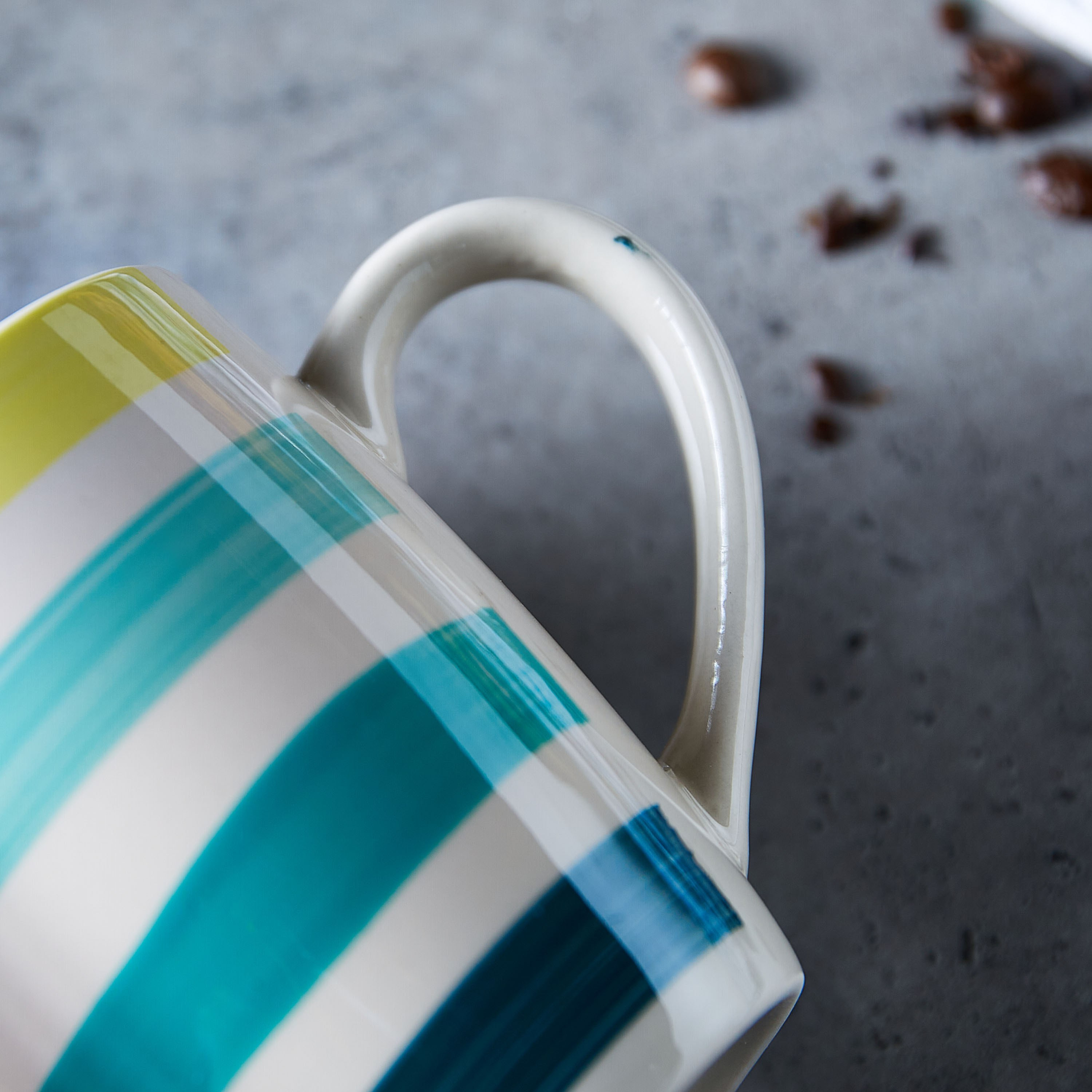 Stoneware Striped Mug - 400 ml-hbxhomeware-diningandtabletop-coffeeandteasets-image-3