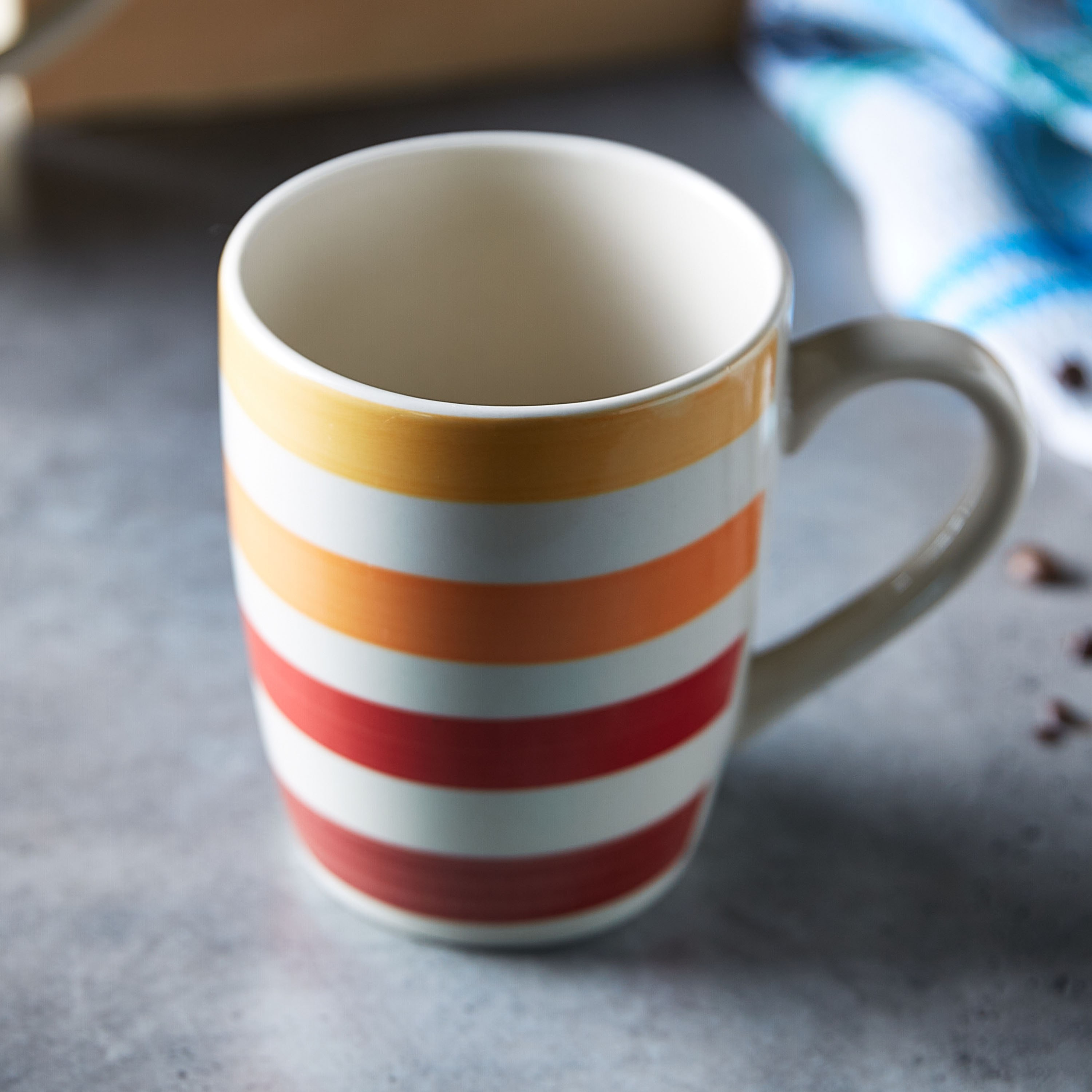 Stoneware Striped Mug - 400 ml-hbxhomeware-diningandtabletop-coffeeandteasets-image-2