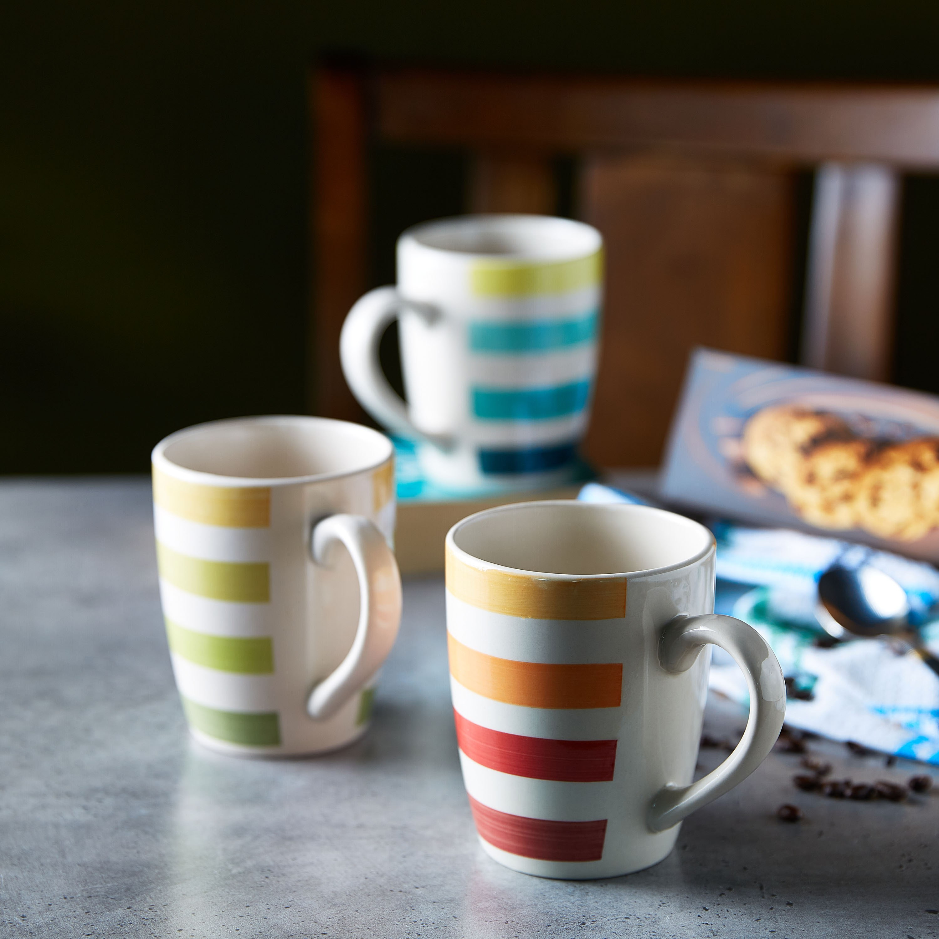 Stoneware Striped Mug - 400 ml-hbxhomeware-diningandtabletop-coffeeandteasets-image-4