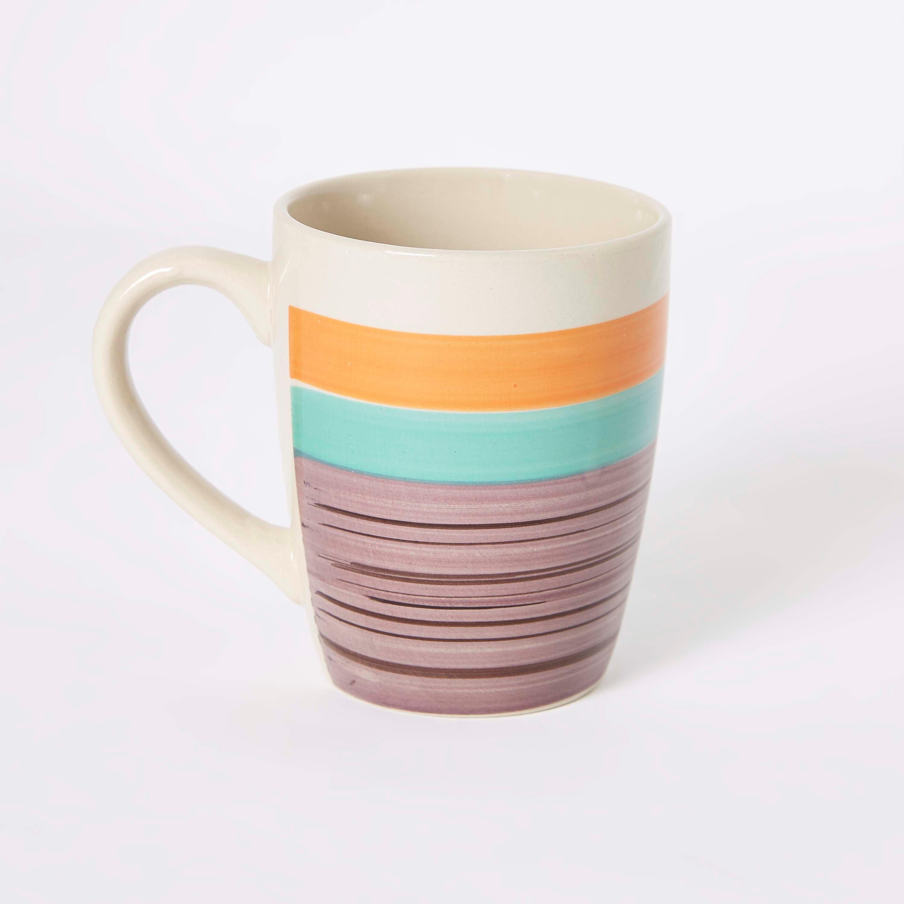 مج مخطّط من الخزف - 400 مل-hbxhomeware-diningandtabletop-coffeeandteasets-image-4