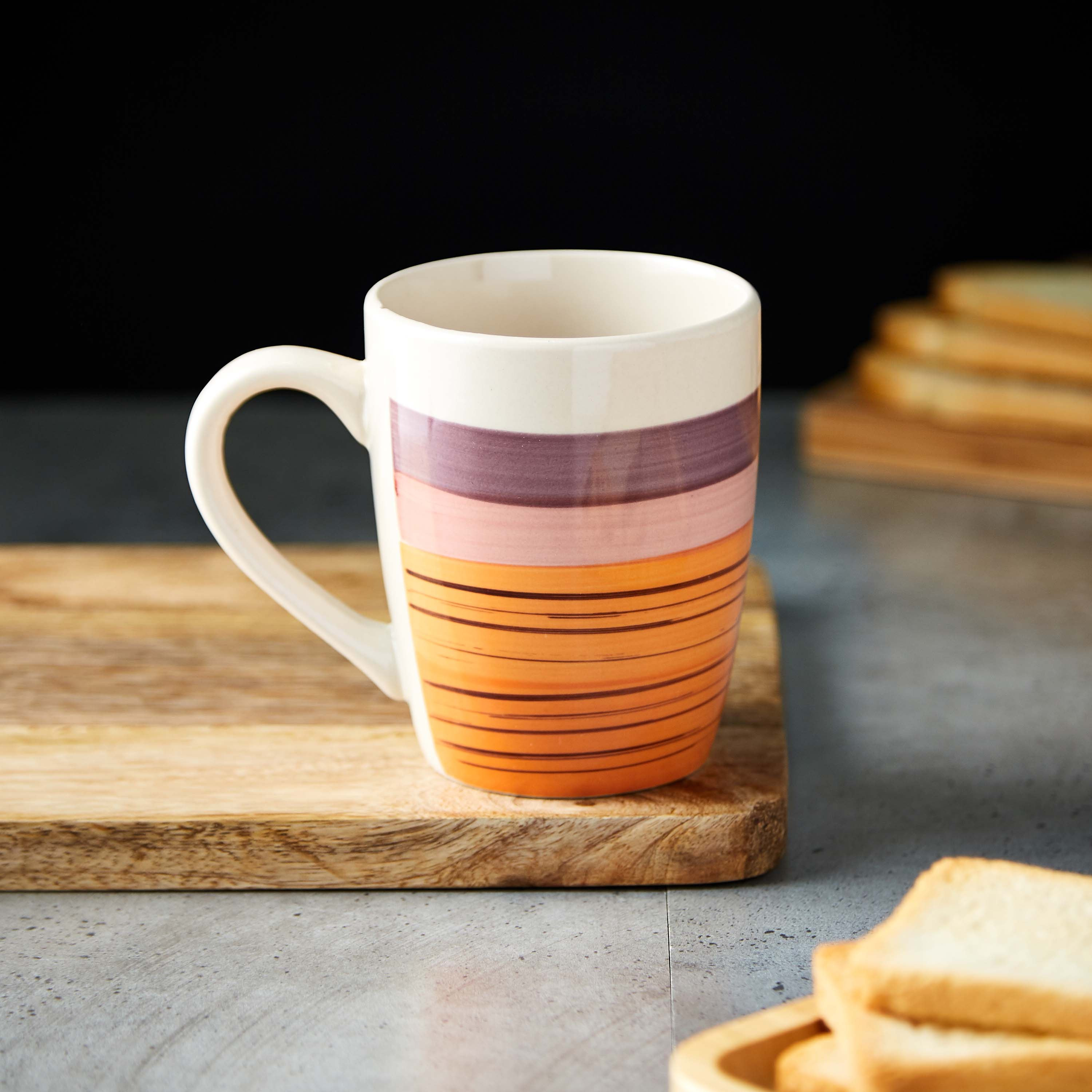 مج مخطّط من الخزف - 400 مل-hbxhomeware-hbxkitchen-image-1