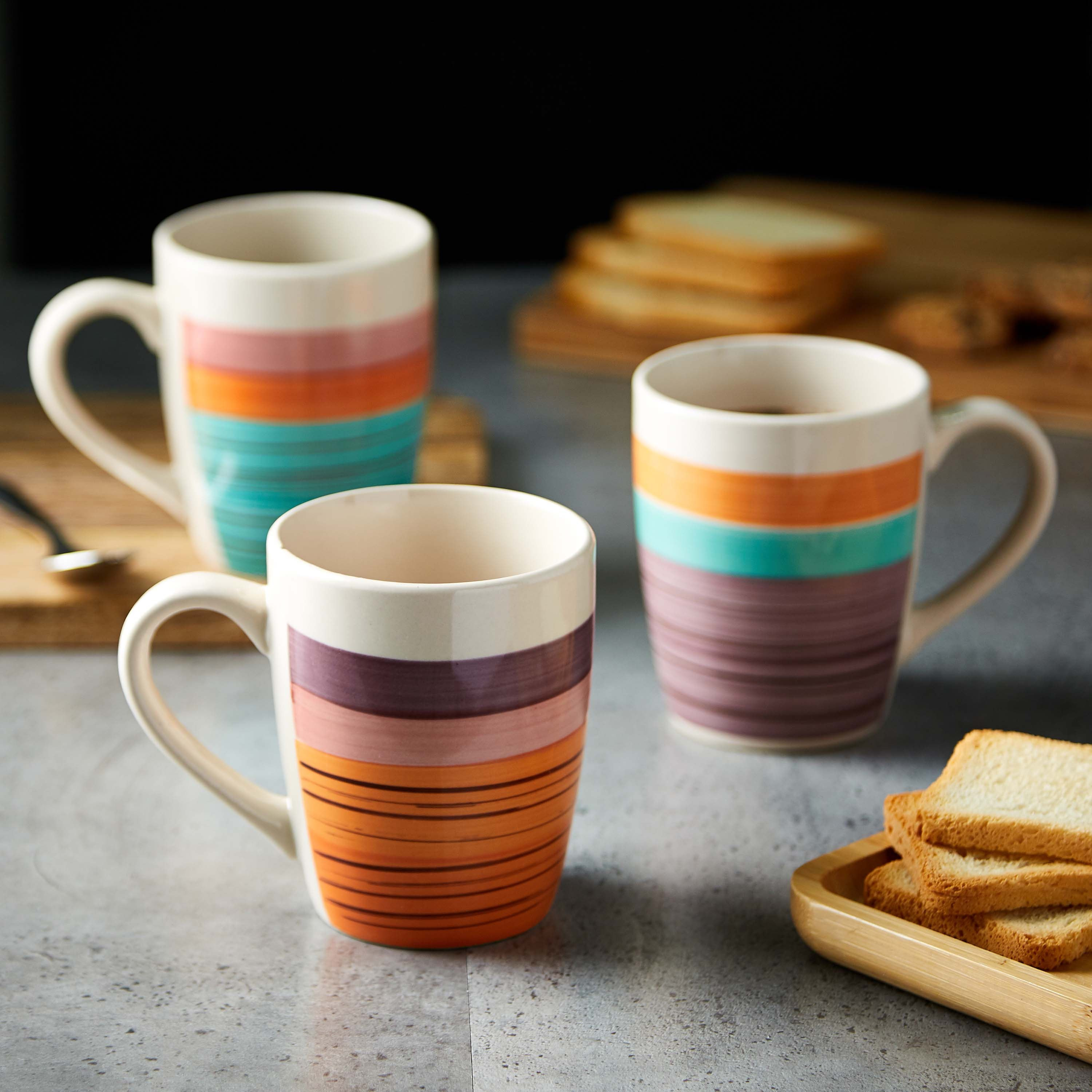 مج مخطّط من الخزف - 400 مل-hbxhomeware-hbxkitchen-image-3