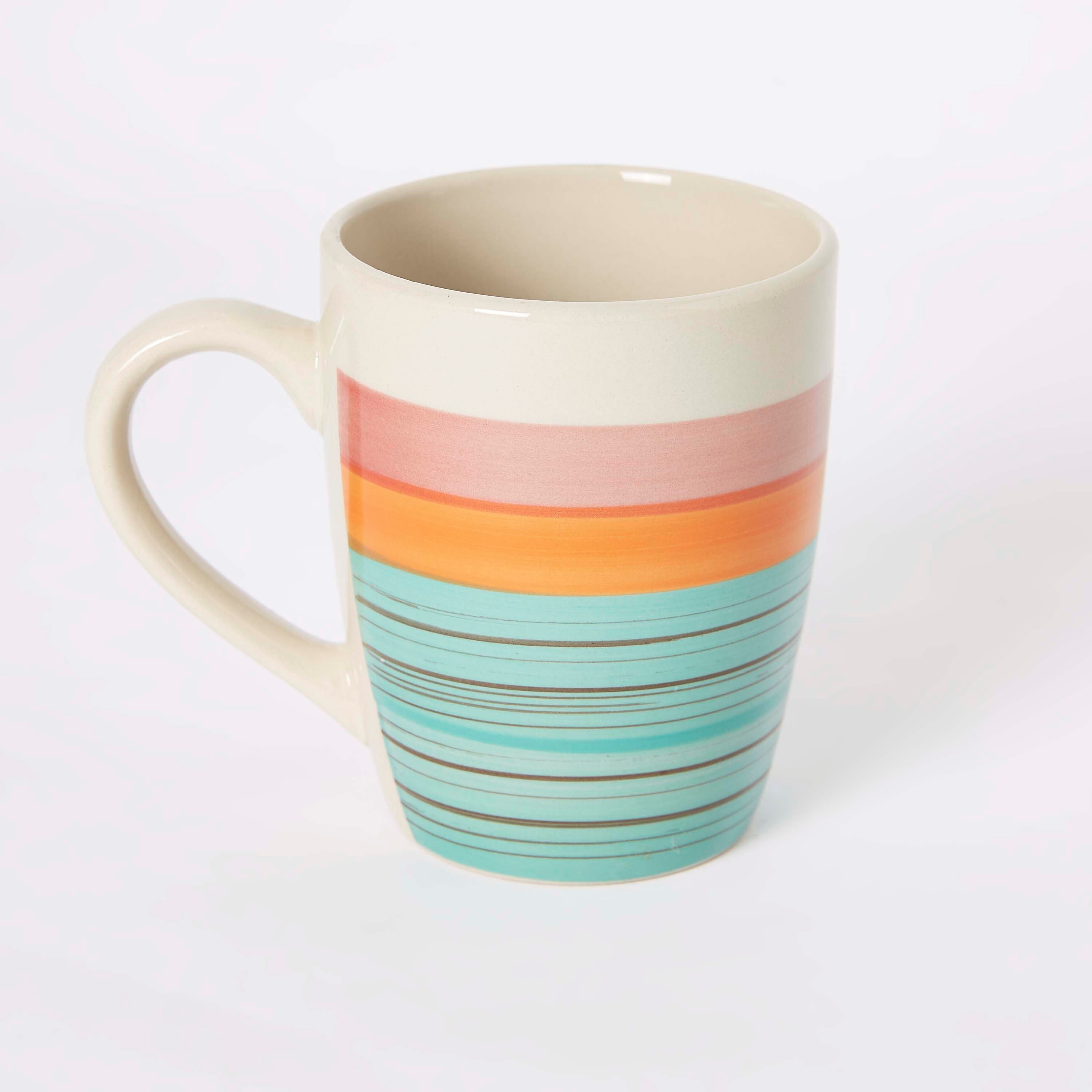 مج مخطّط من الخزف - 400 مل-hbxhomeware-diningandtabletop-coffeeandteasets-image-4