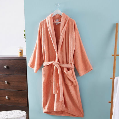 Essential Cotton Terry Shawl Collared Bathrobe - Extra Large