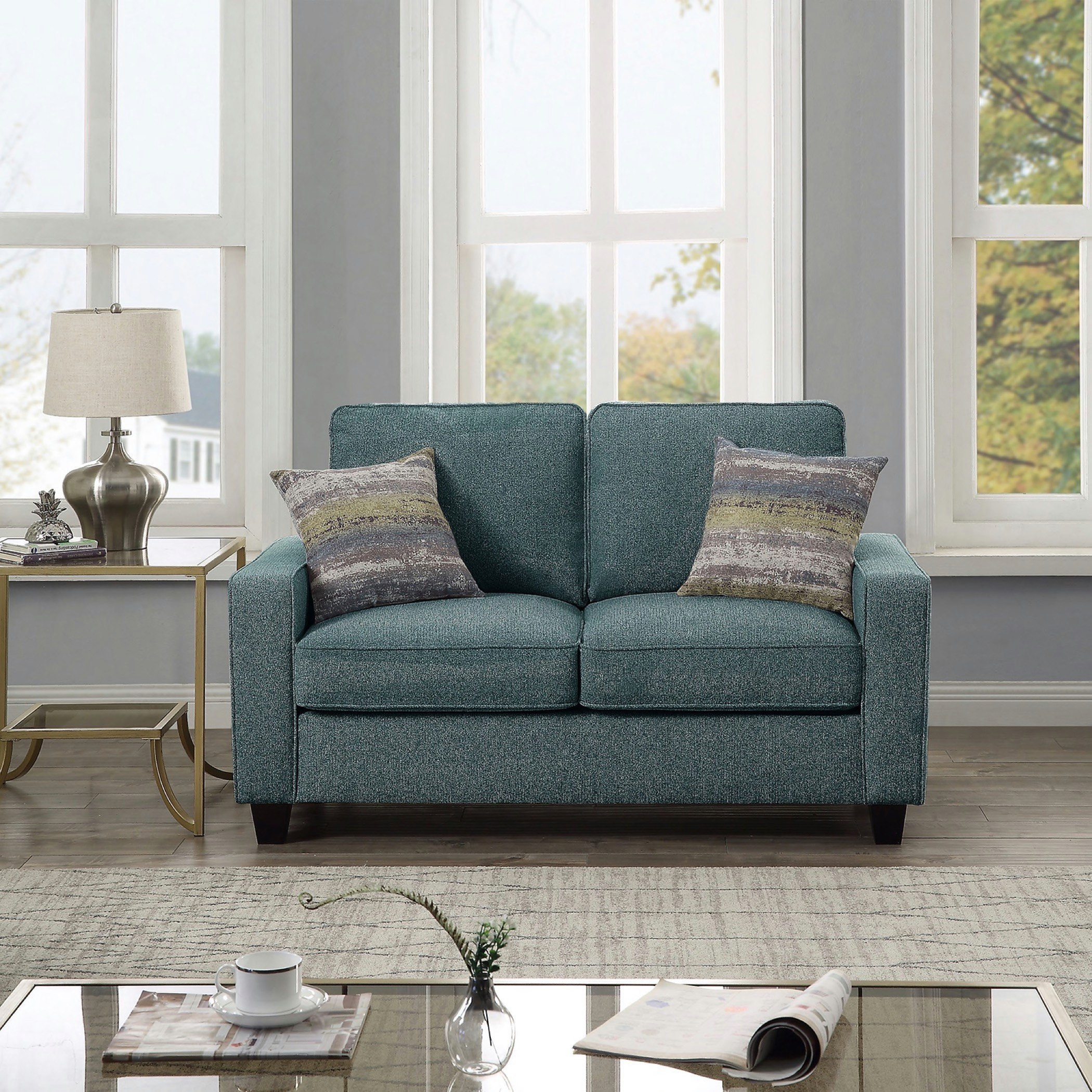 كنبة بارزة الملمس بمقعدين ووسادتين من سيمونس-hbxlivingroom-sofasandarmchairs-sofas-image-1