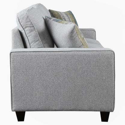 Simmons 2-Seater Fabric Sofa with 2 Scatter Cushions
