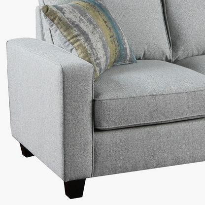 Simmons 2-Seater Fabric Sofa with 2 Scatter Cushions