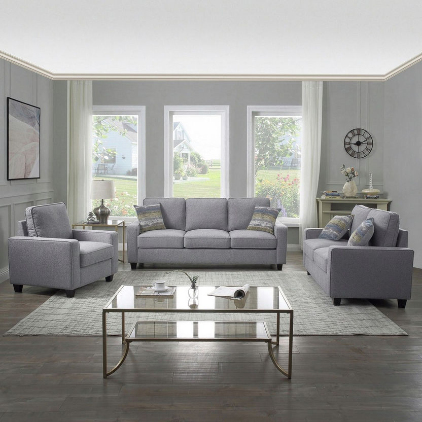 Simmons 2-Seater Fabric Sofa with 2 Scatter Cushions-Sofas-image-6