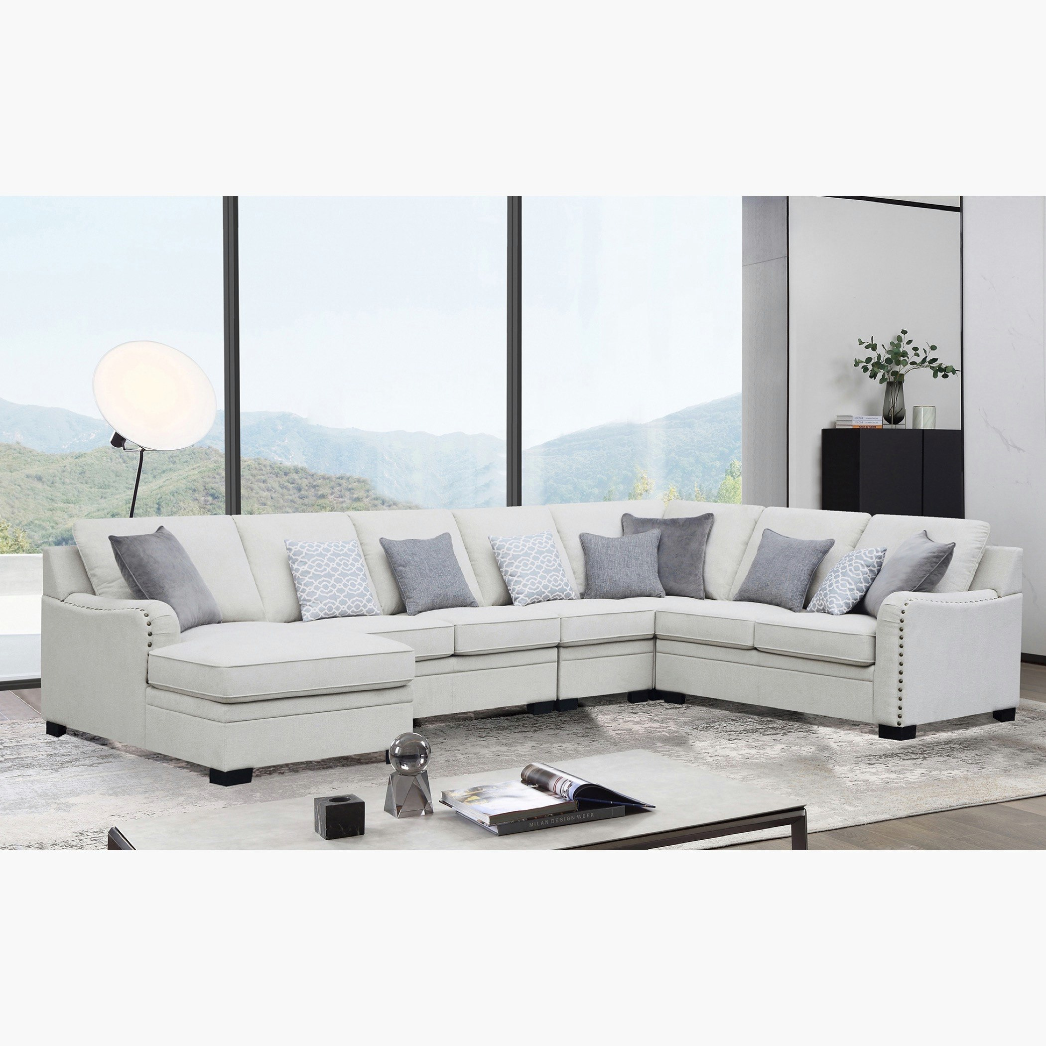 7 seat store sectional sofa