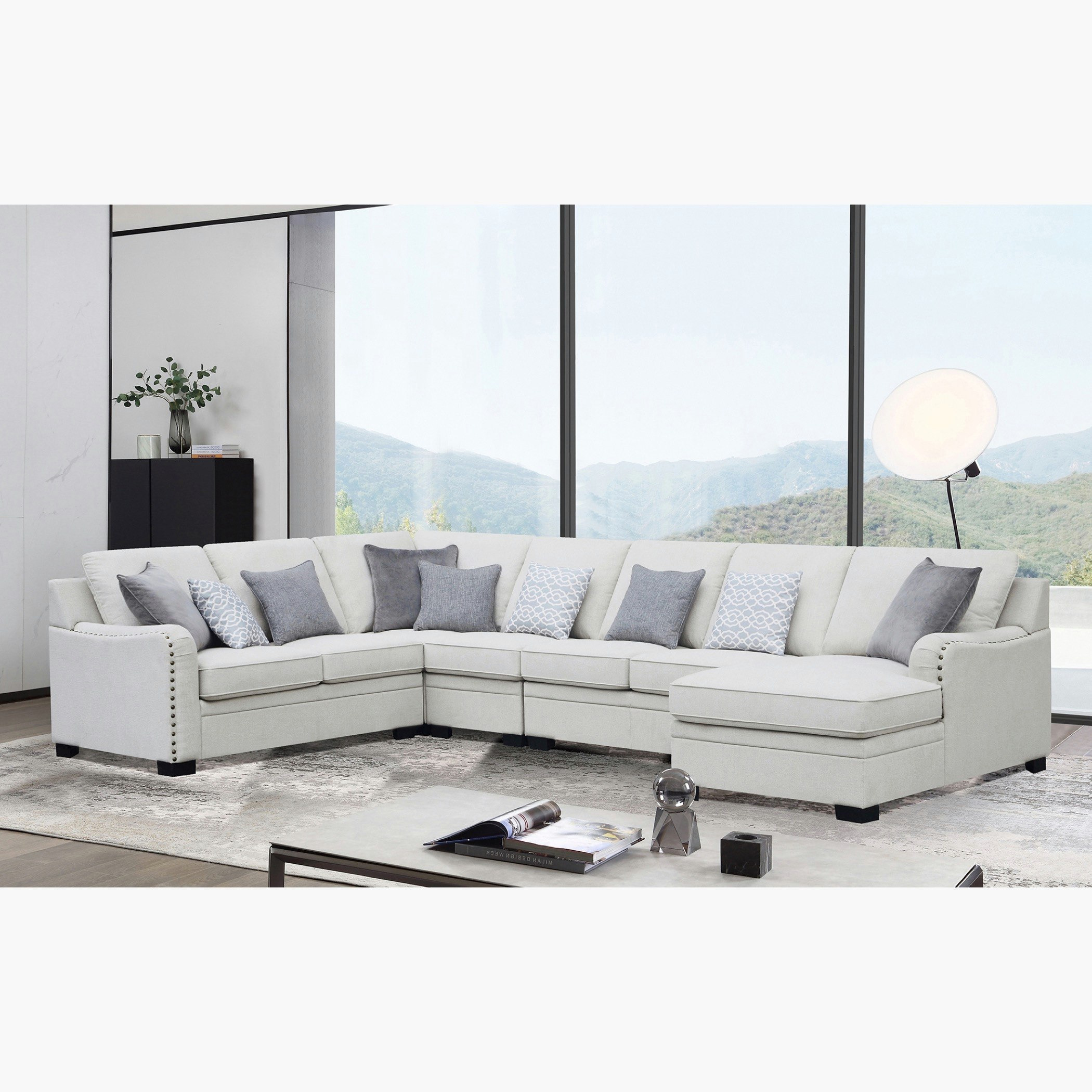 Large sofa outlet with chaise