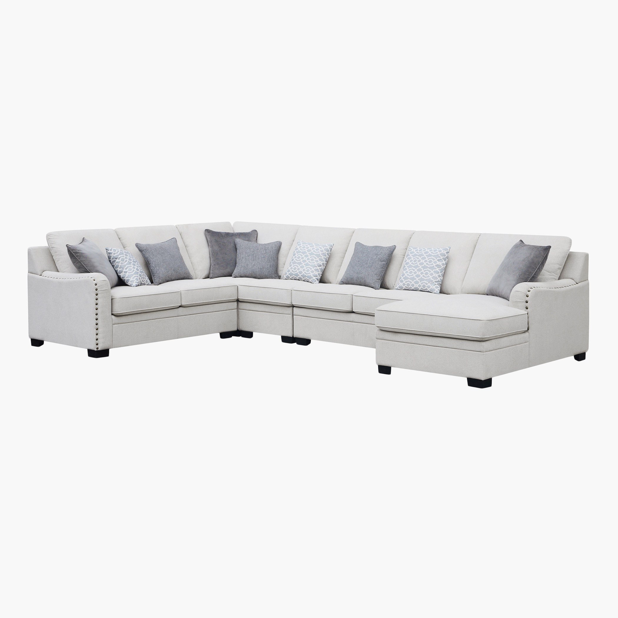 كنبة ركنية يمين 7 مقاعد كبيرة و9 وسائد وكنبة استرخاء من ناشفيل-hbxlivingroom-sofasandarmchairs-sofas-image-3