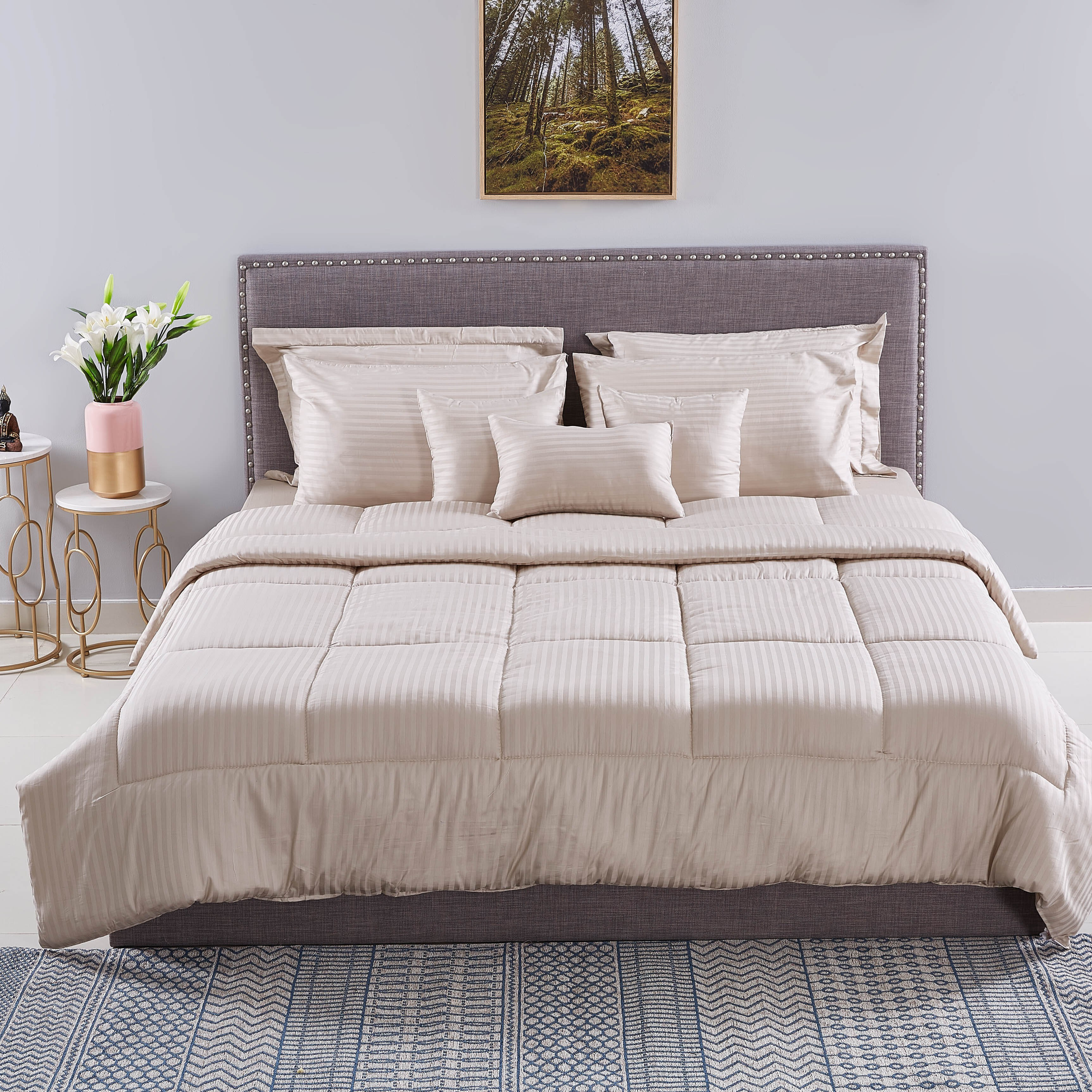 طقم ألحفة وبياضات سوبر كينج 9 قطع من هاميلتون - 240x240 سم-hbxhomeware-hbxdecorandfurnishings-image-2