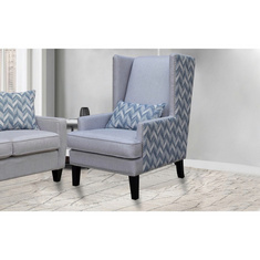 Charlotte 1-Seater Fabric Sofa with Cushion