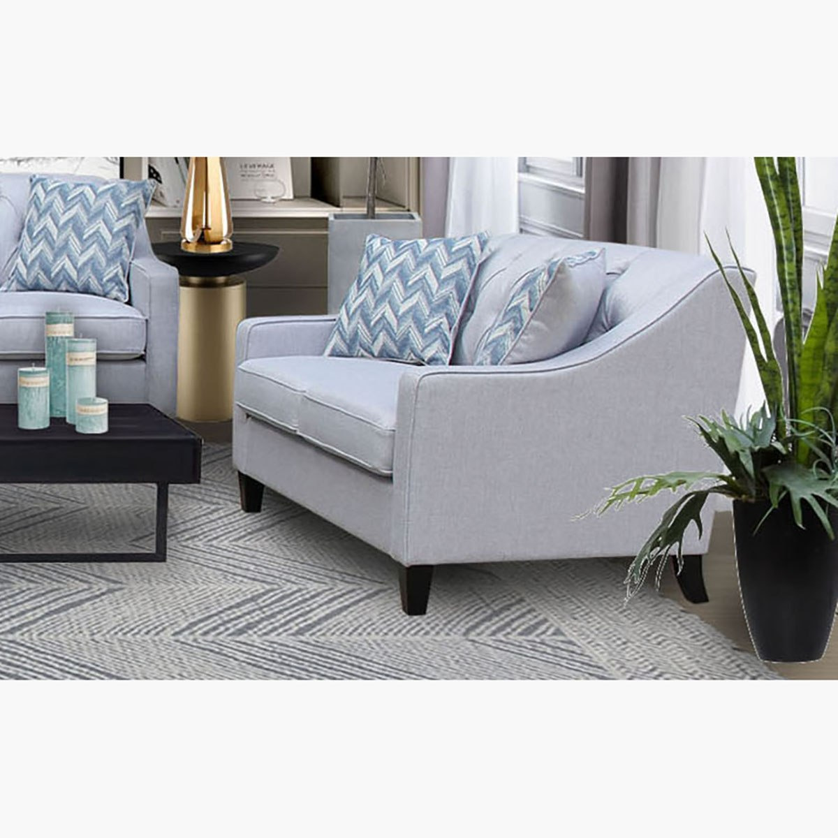 كنبة قماشيّة مقعدين مع وسادتين من شارلوت-hbxlivingroom-sofasandarmchairs-sofas-image-1