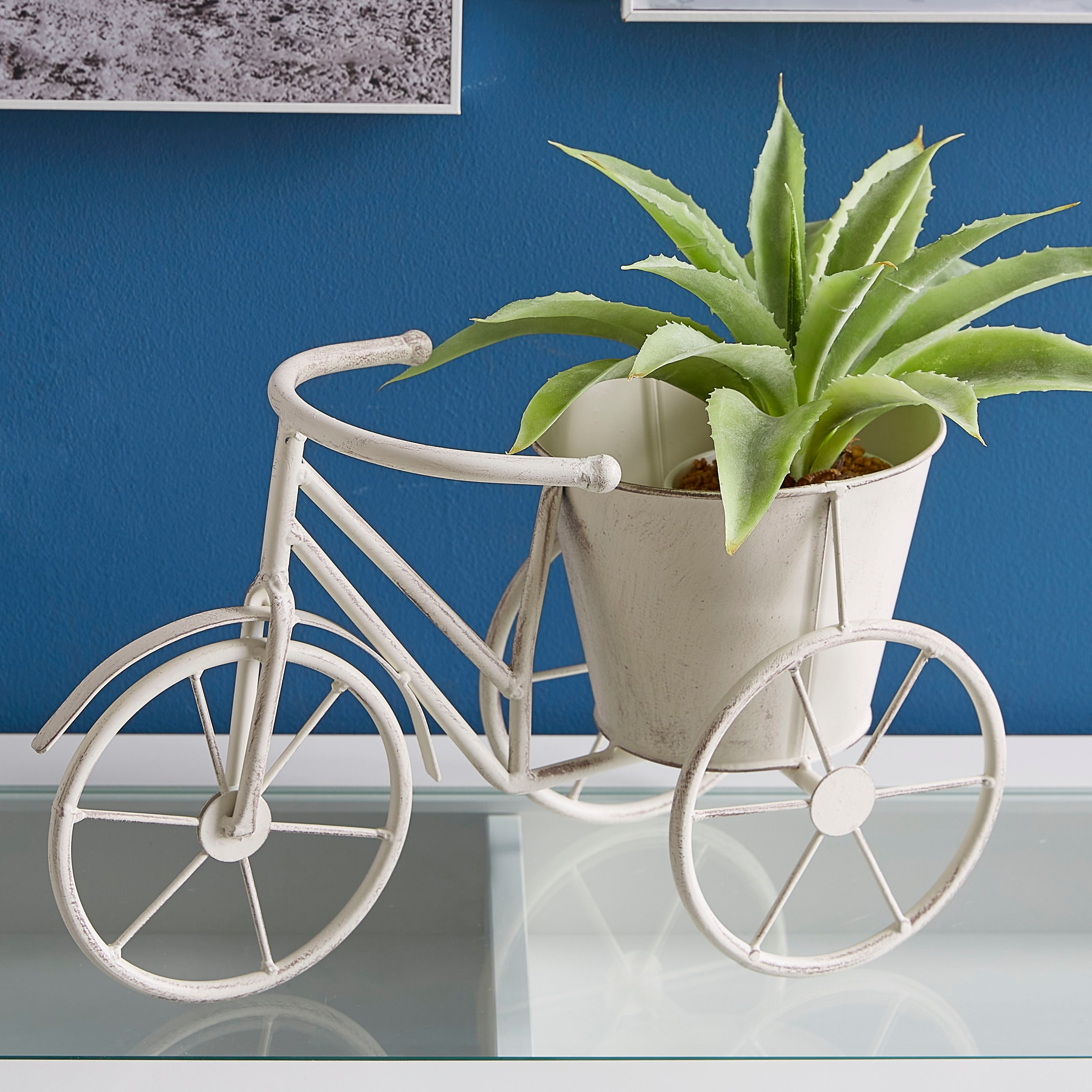 إناء زرع معدني على شكل دراجة من فيستا-hbxdecorandfurnishings-homeaccessories-artificialflowersandplants-image-1