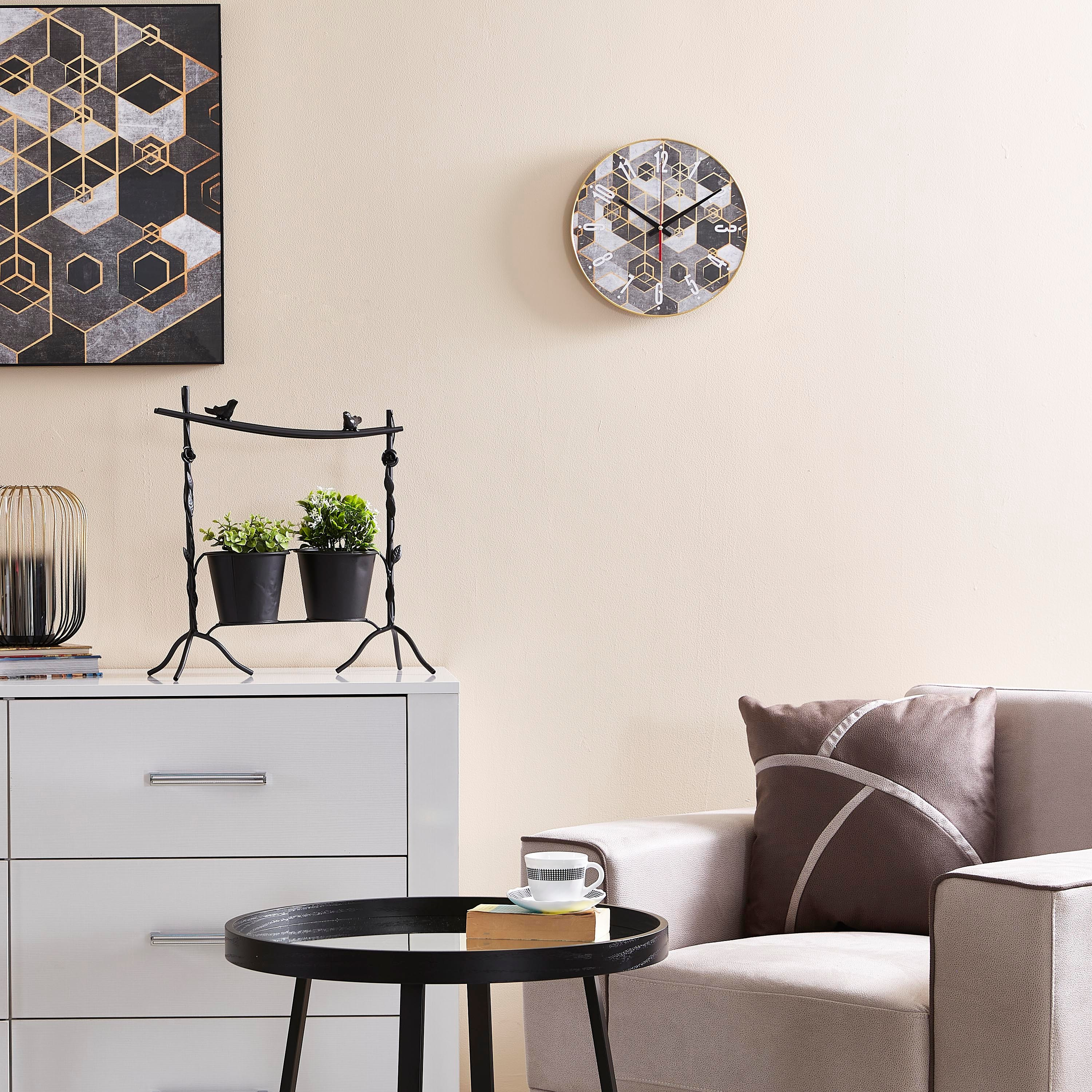 إناء زرع معدني بإصيصين من فيستا-hbxdecorandfurnishings-homeaccessories-artificialflowersandplants-image-5